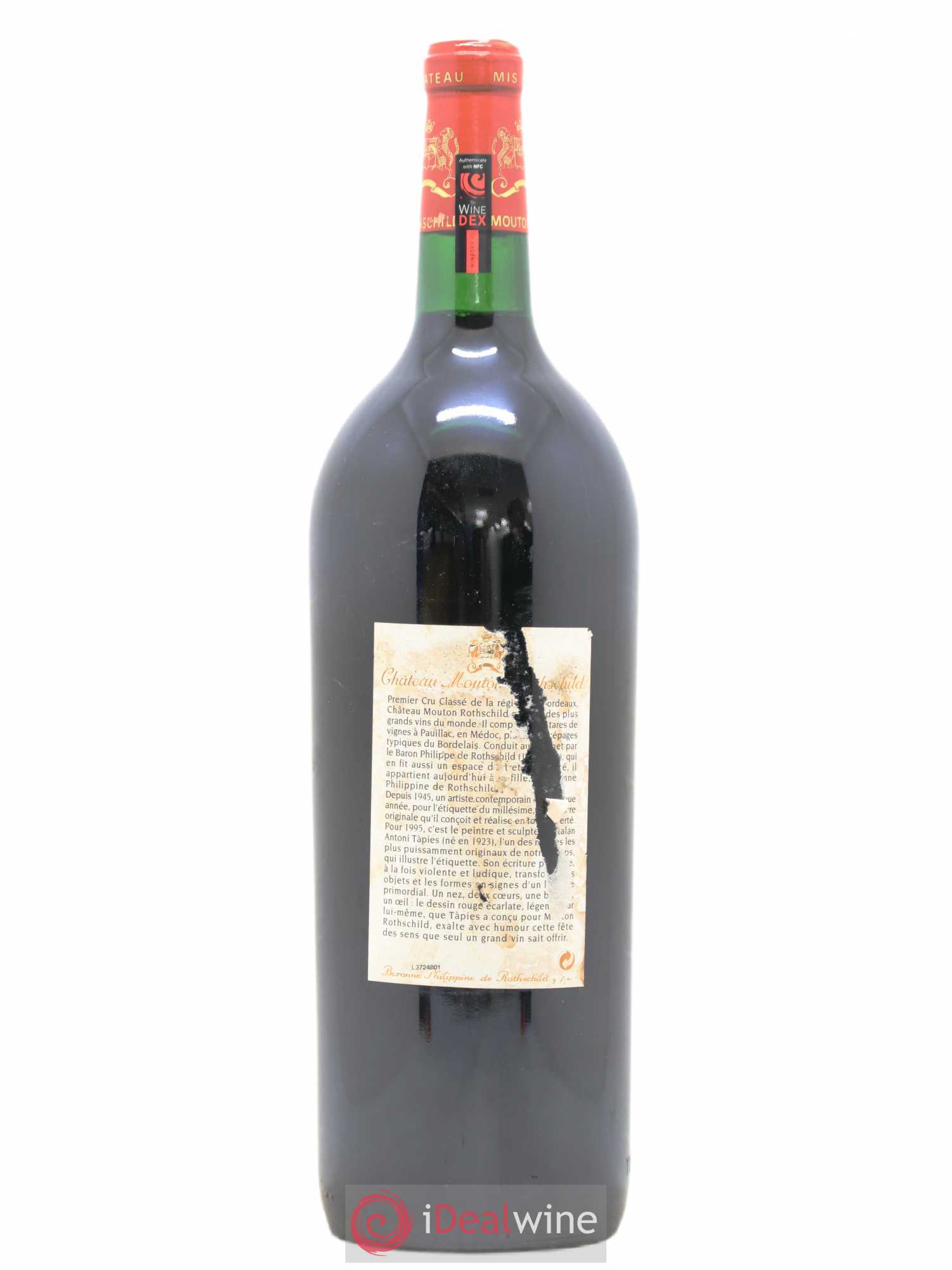 Château Mouton Rothschild 1er Grand Cru Classé 1995 - Lot de 1 magnum - 1