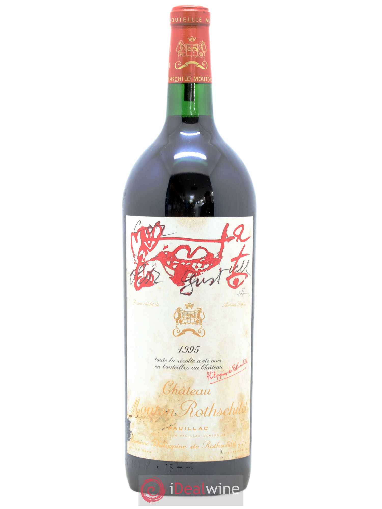 Château Mouton Rothschild 1er Grand Cru Classé 1995 - Lot de 1 magnum - 0