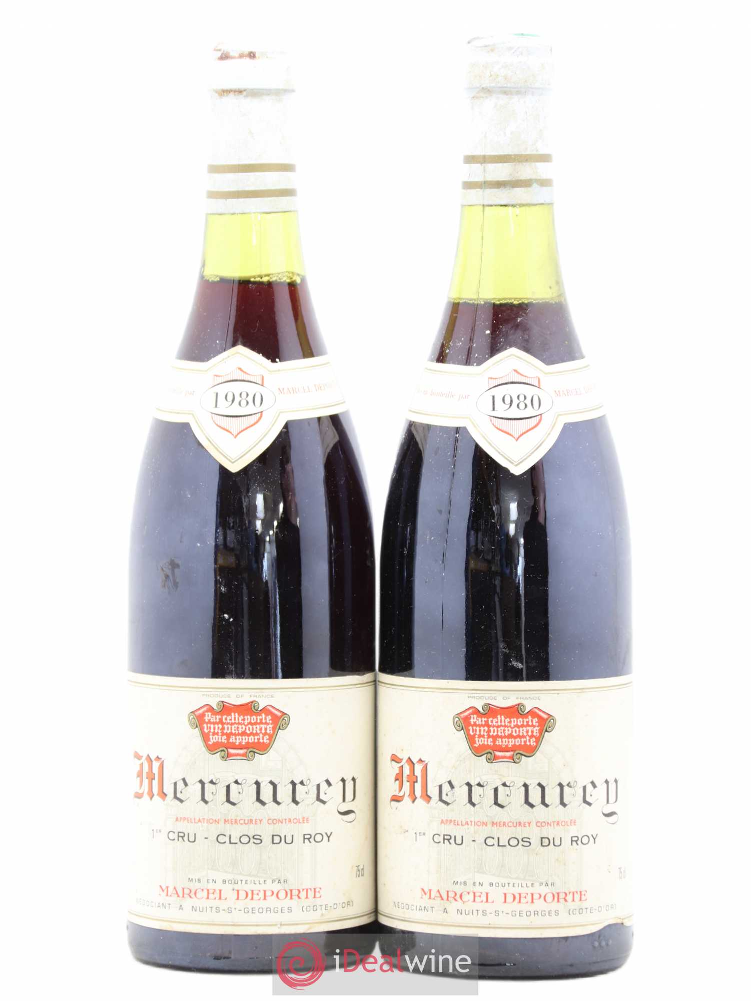 Mercurey 1er Cru Clos Du Roy Marcel Deporte (sans prix de réserve) 1980 - Posten von 2 Flaschen - 0