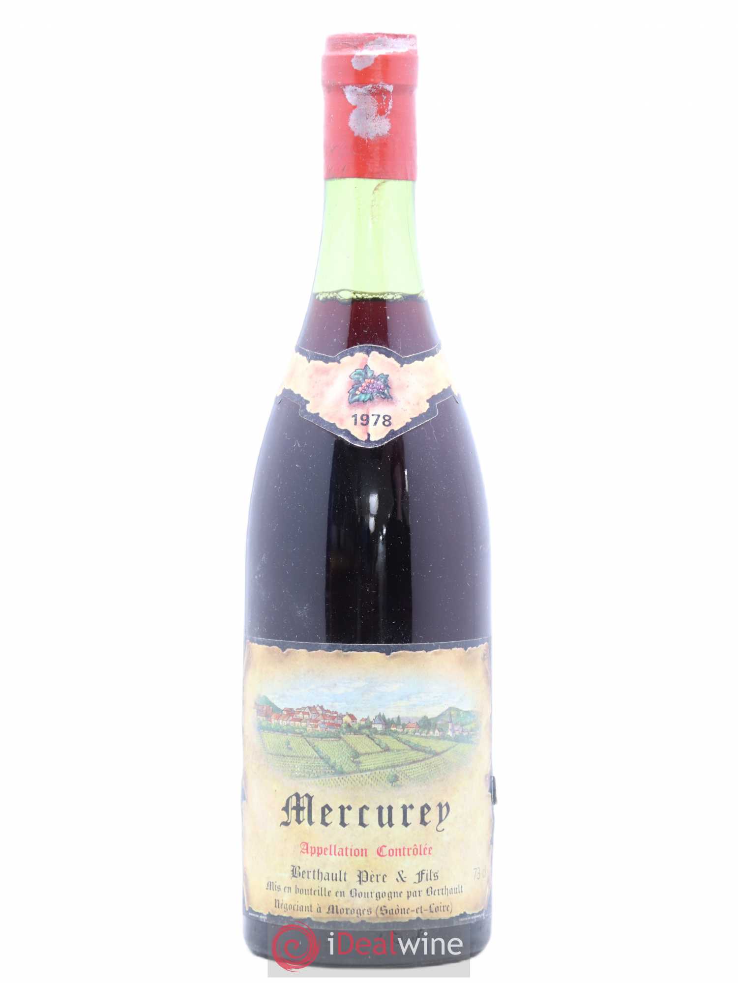 Mercurey Berthault Pere Et Fils 1978 - Posten von 1 Flasche - 0