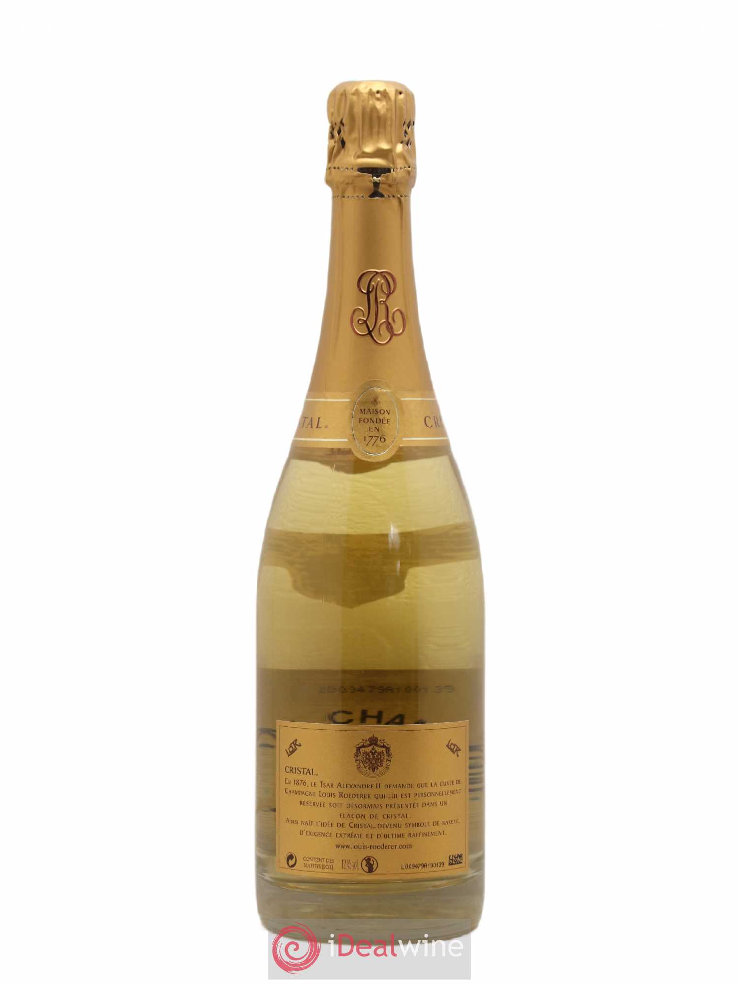 Cristal Louis Roederer 2005 - Lot de 1 bouteille - 2