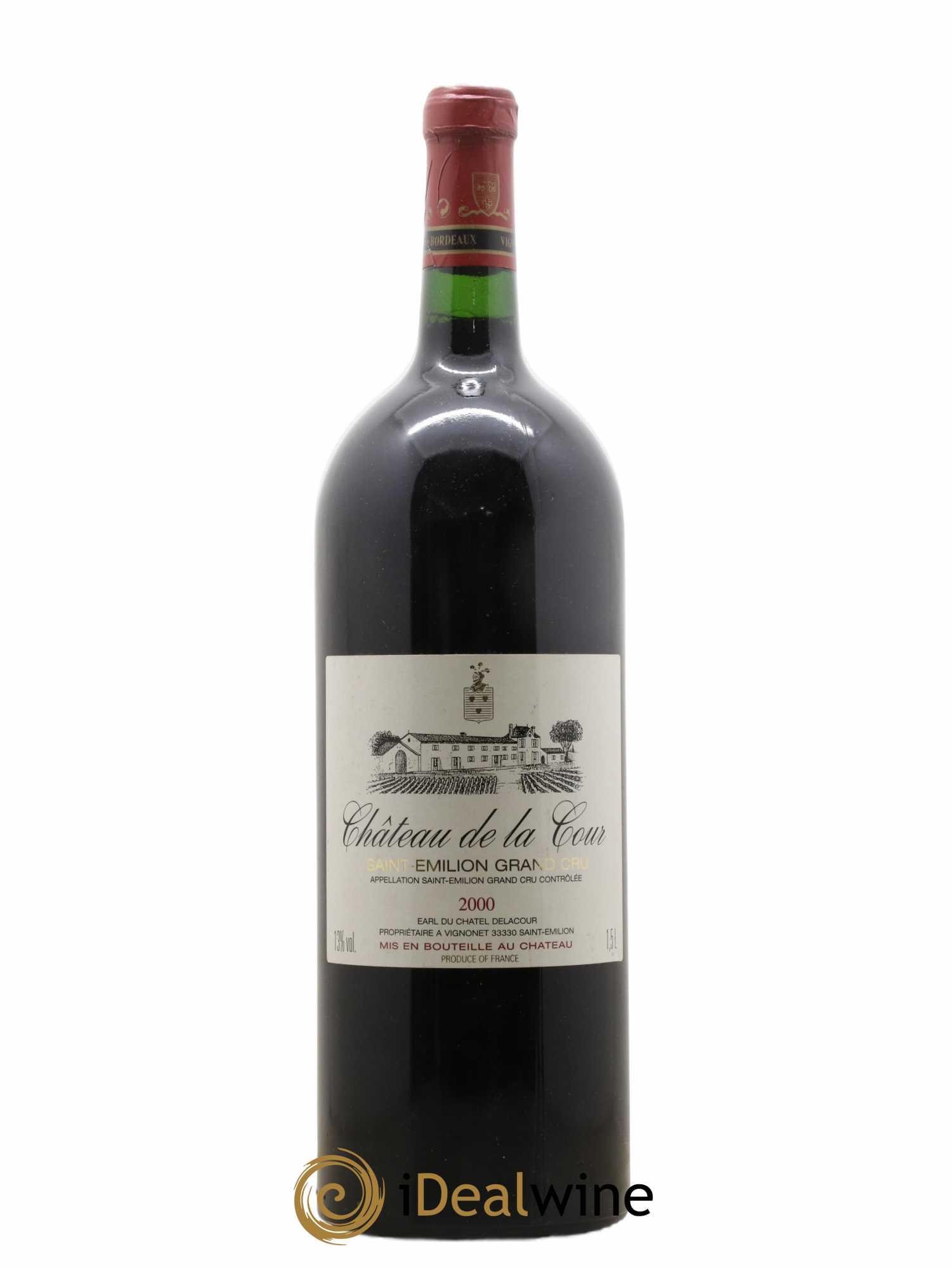 Saint-Émilion Grand Cru Château De La Cour 2000 - Lot de 1 magnum - 0