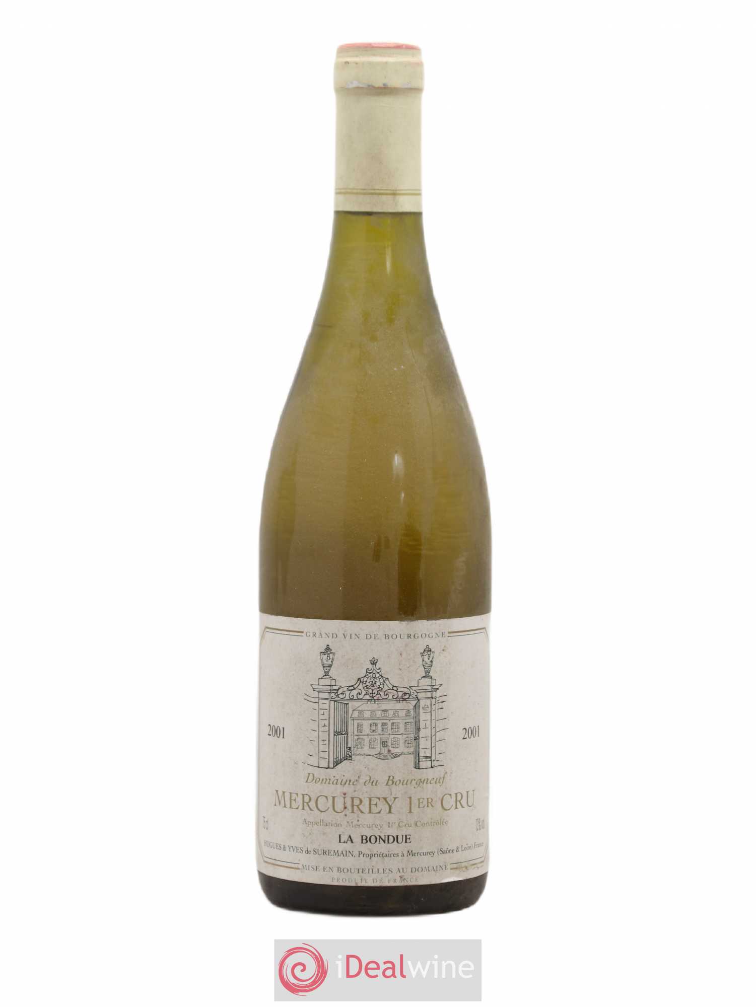 Mercurey 1er Cru La Bondue Domaine De Bourgneuf 2001 - Posten von 1 Flasche - 0