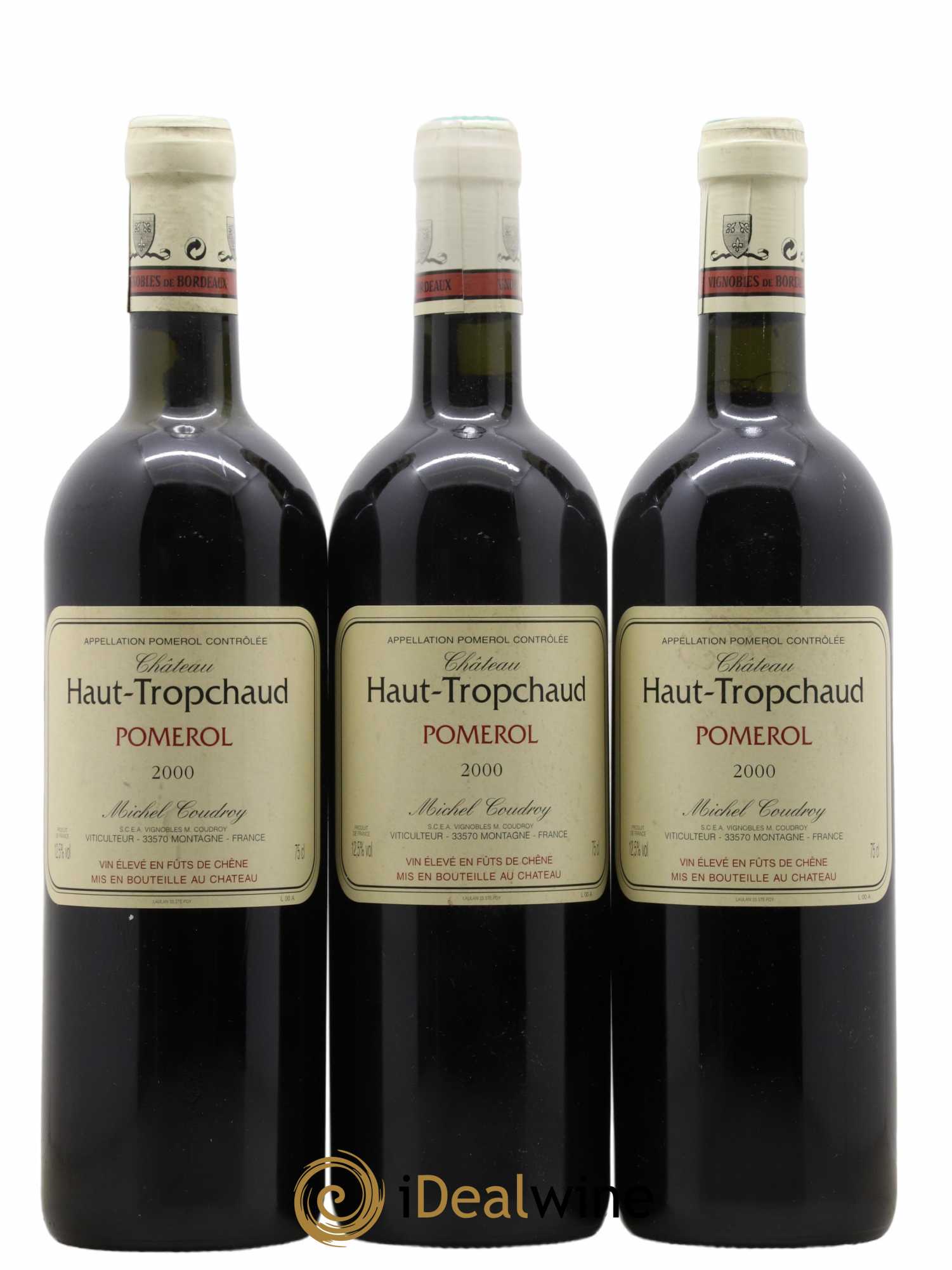 Château Haut Tropchaud 2000 - Lot de 3 bouteilles - 0