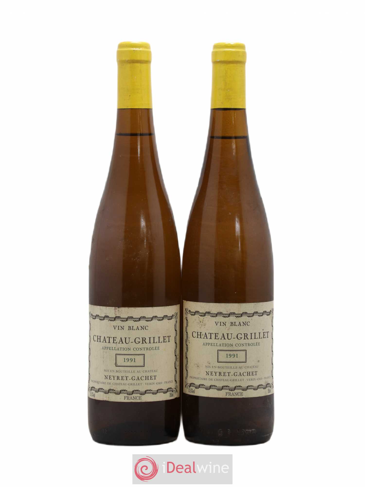 Château Grillet Château-Grillet 1991 - Lot de 2 bouteilles - 0