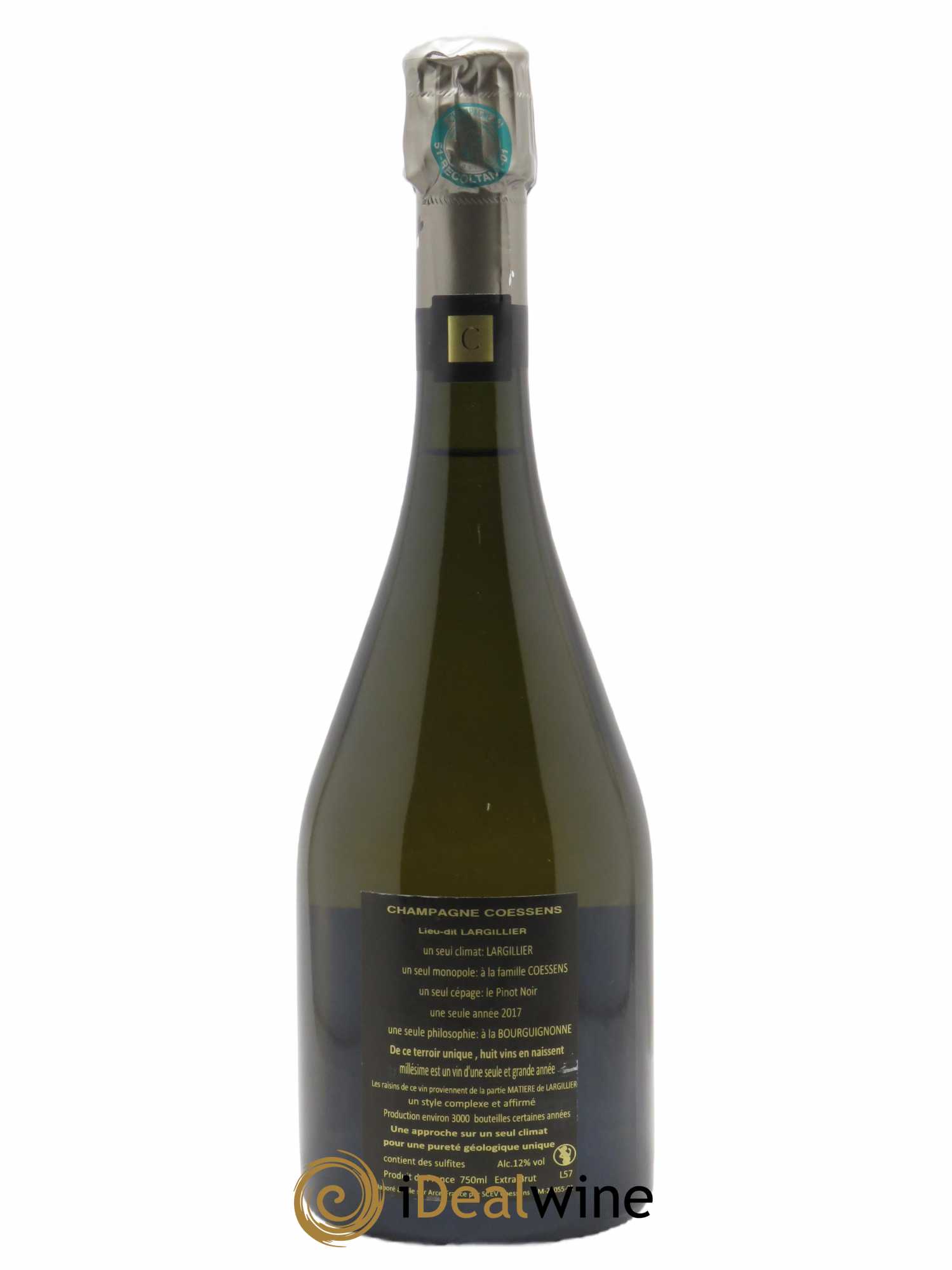 Largillier Millésime Jérome Coessens 2017 - Lot de 1 bouteille - 1