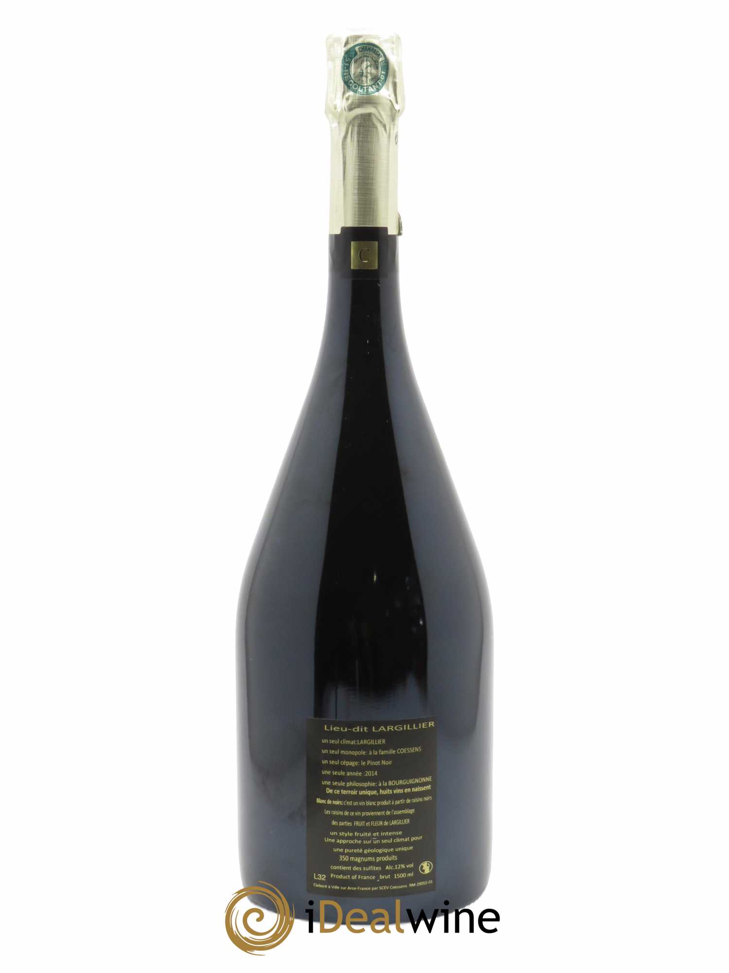 Largillier Blanc de Noirs brut Jérome Coessens 2014 - Lot de 1 magnum - 1