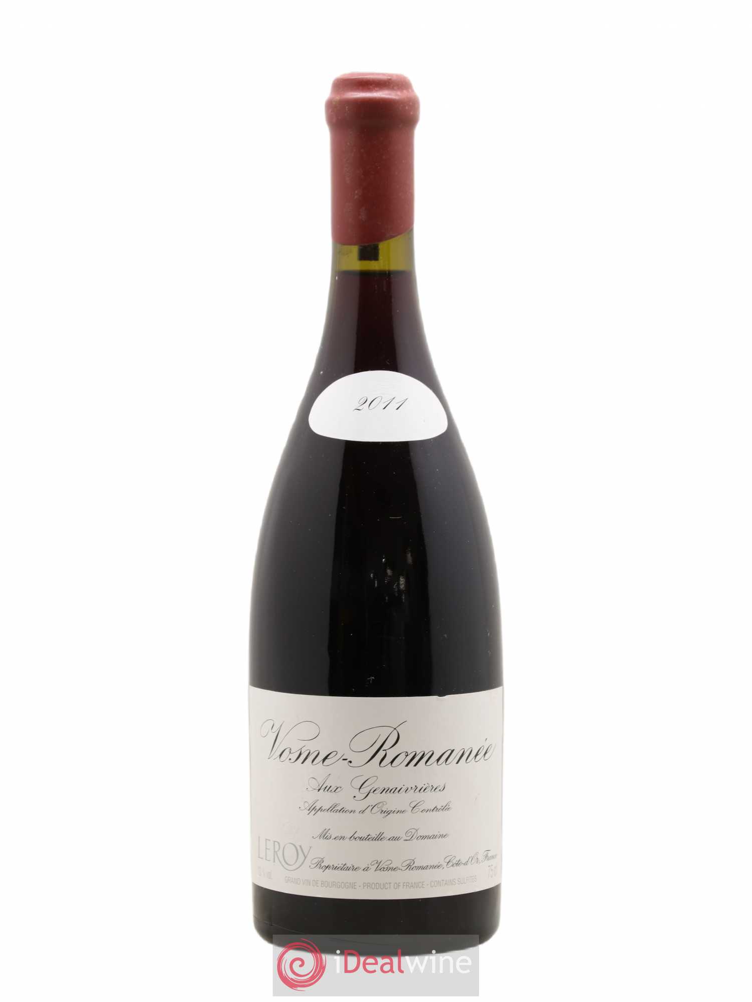 Vosne-Romanée Les Genaivrières Leroy (Domaine) 2011 - Lot de 1 bouteille - 0