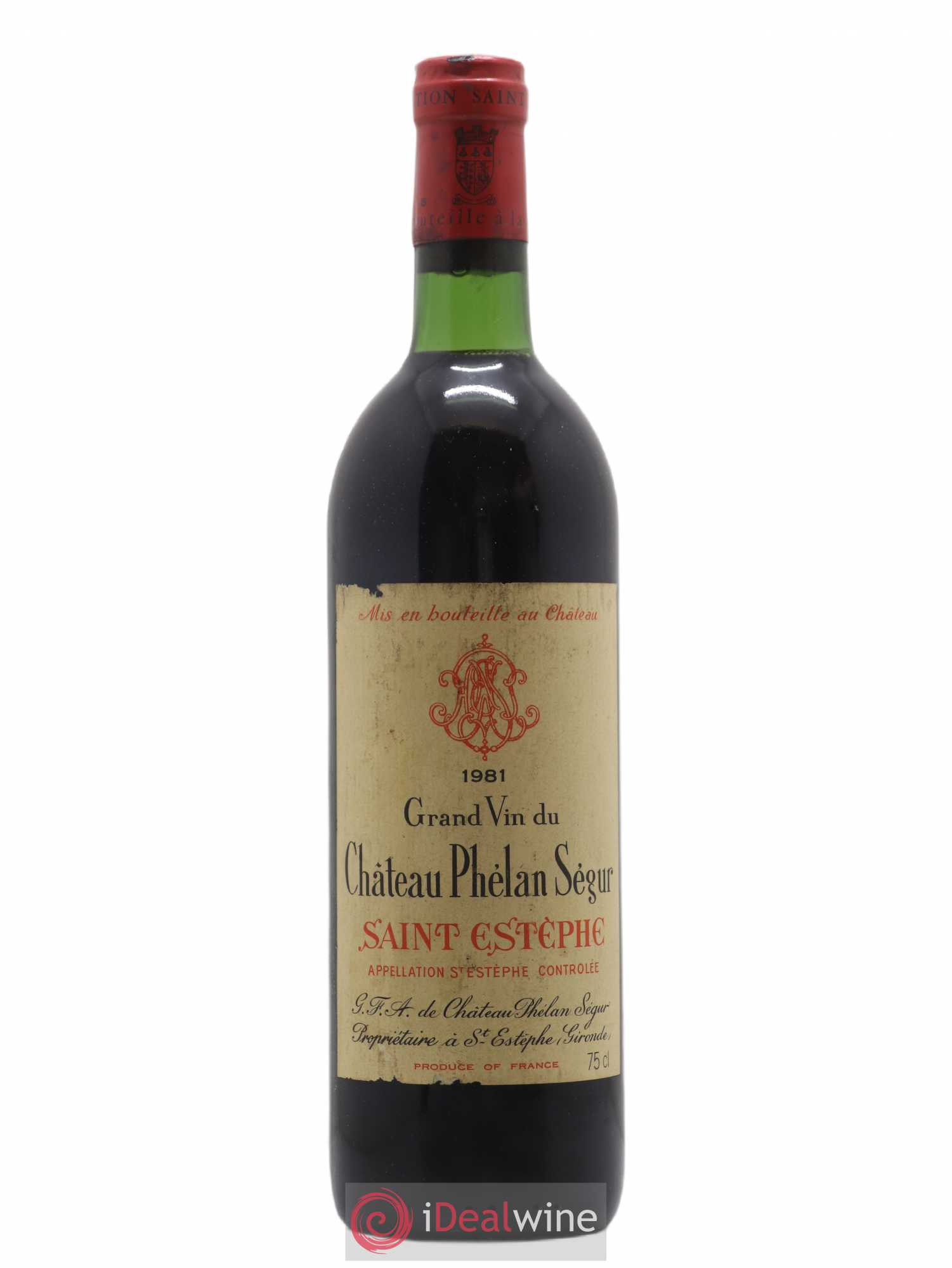Château Phélan Ségur 1981 - Lot de 1 bouteille - 0