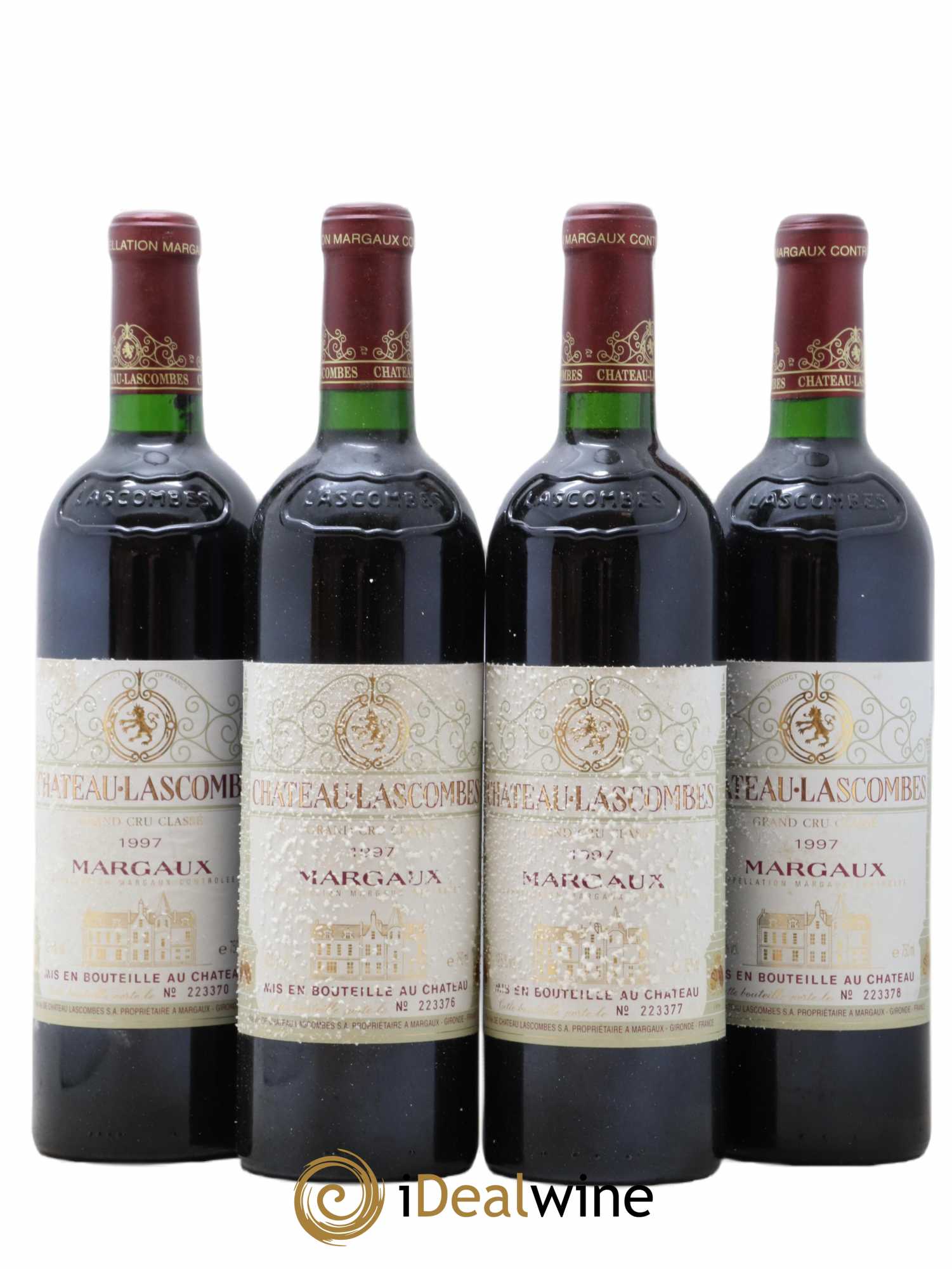 Château Lascombes 2ème Grand Cru Classé 1997 - Lot de 4 bouteilles - 0