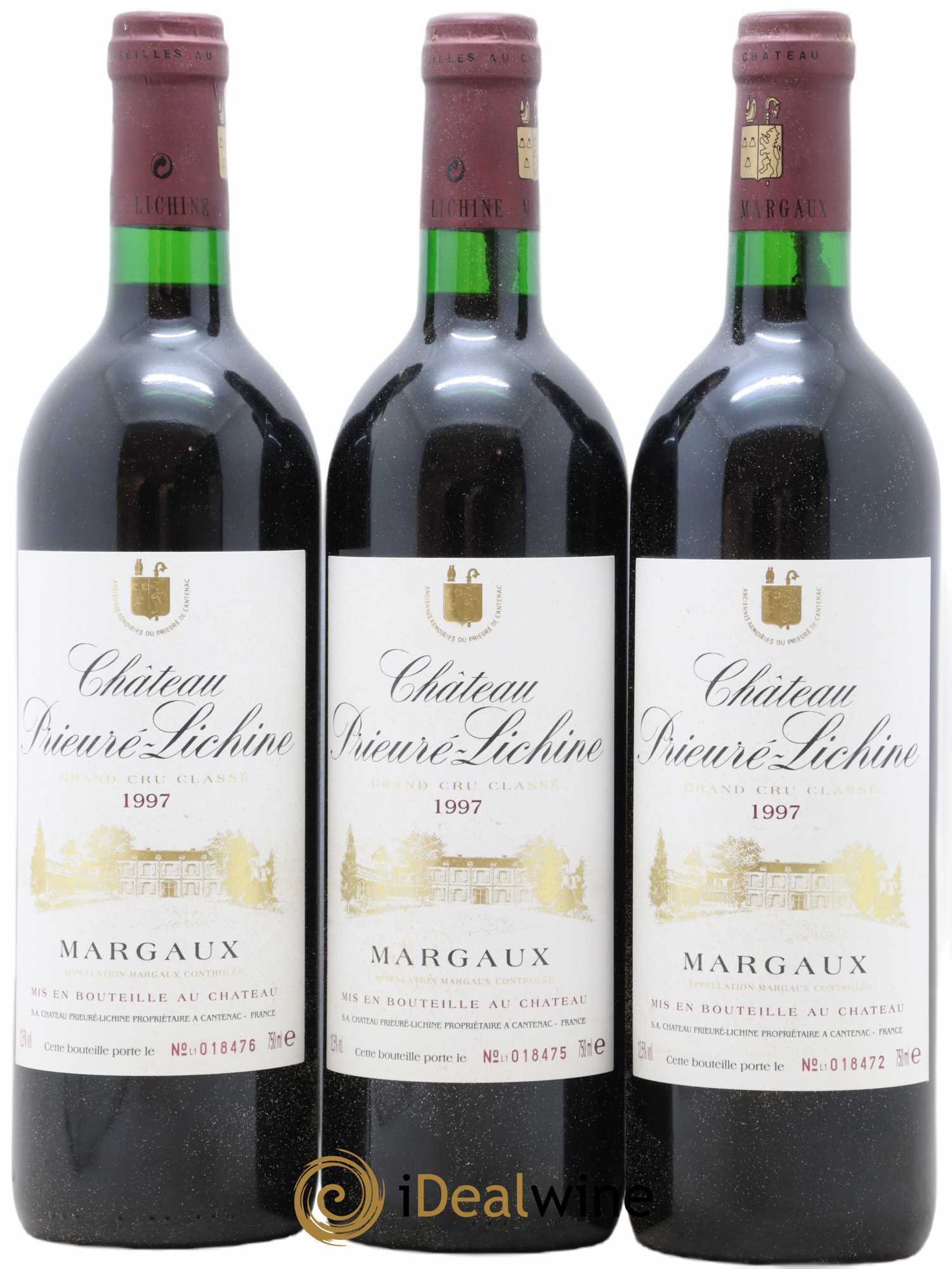 Château Prieuré Lichine 4ème Grand Cru Classé 1997 - Lot de 12 bouteilles - 1