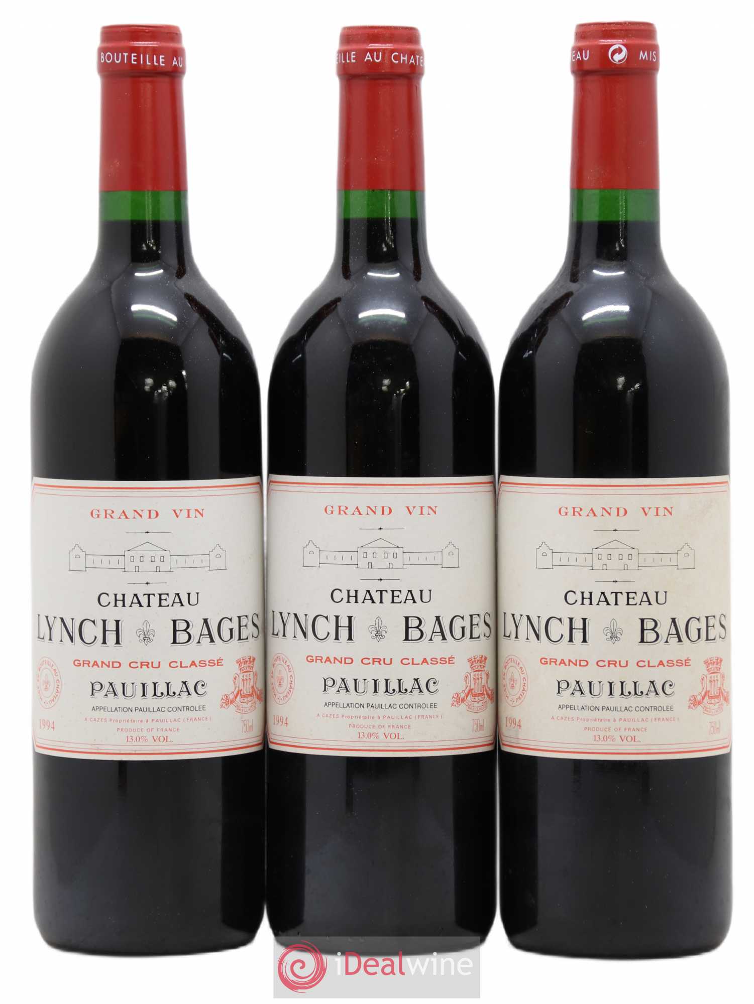 Château Lynch Bages 5ème Grand Cru Classé 1994 - Lot de 12 bouteilles - 1