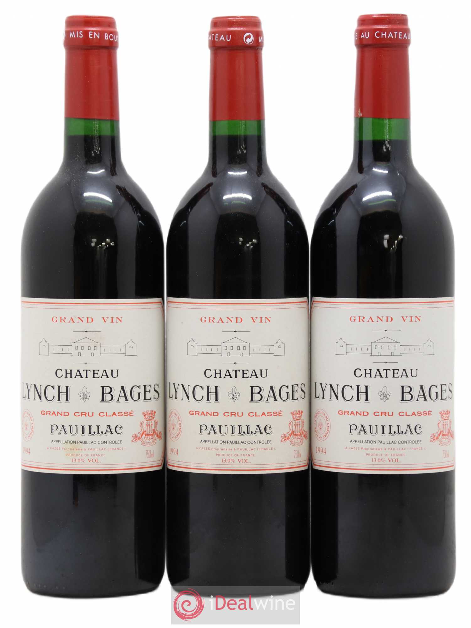 Château Lynch Bages 5ème Grand Cru Classé 1994 - Lot de 12 bouteilles - 3