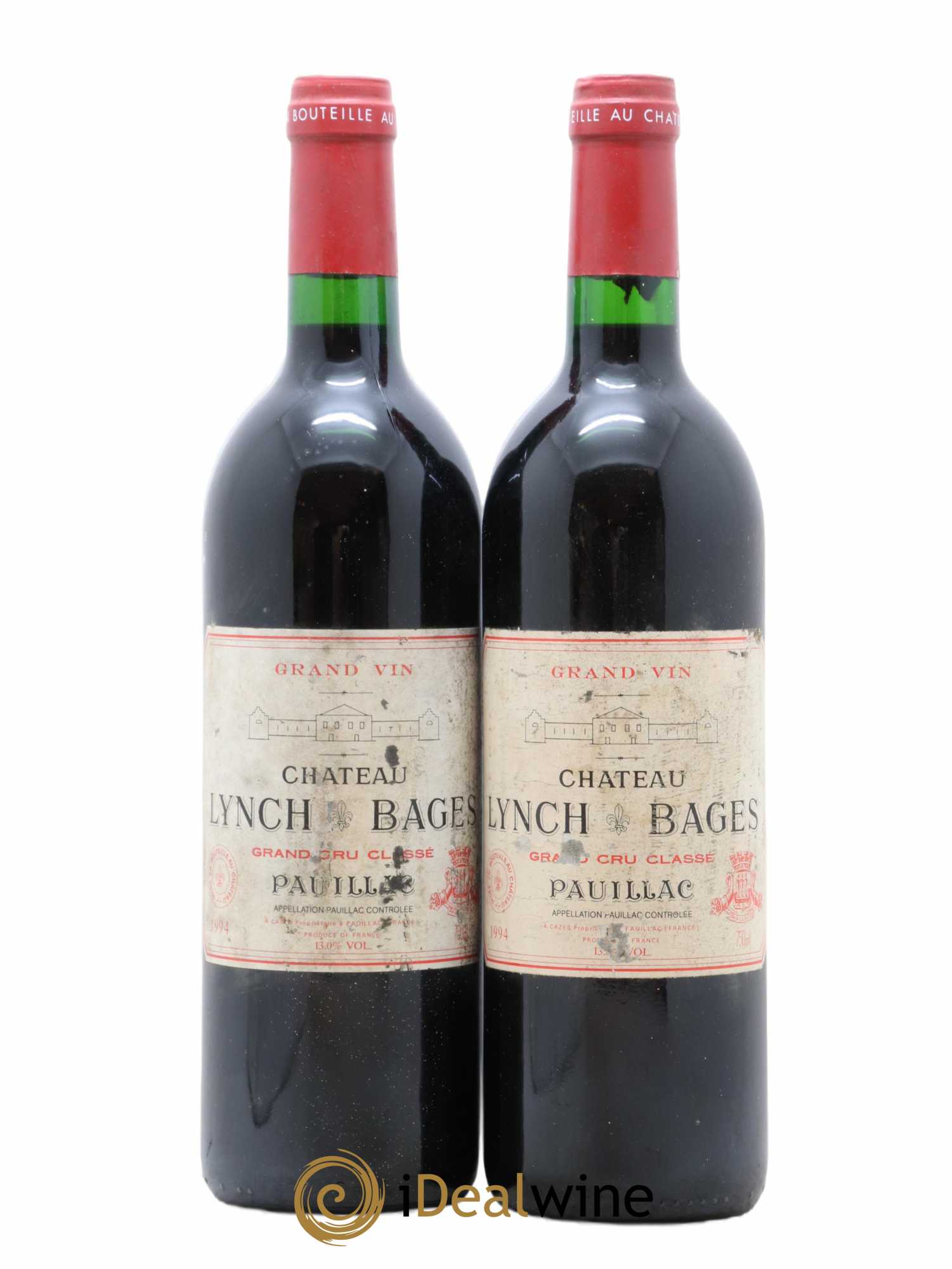 Château Lynch Bages 5ème Grand Cru Classé 1994 - Lot de 2 bouteilles - 0