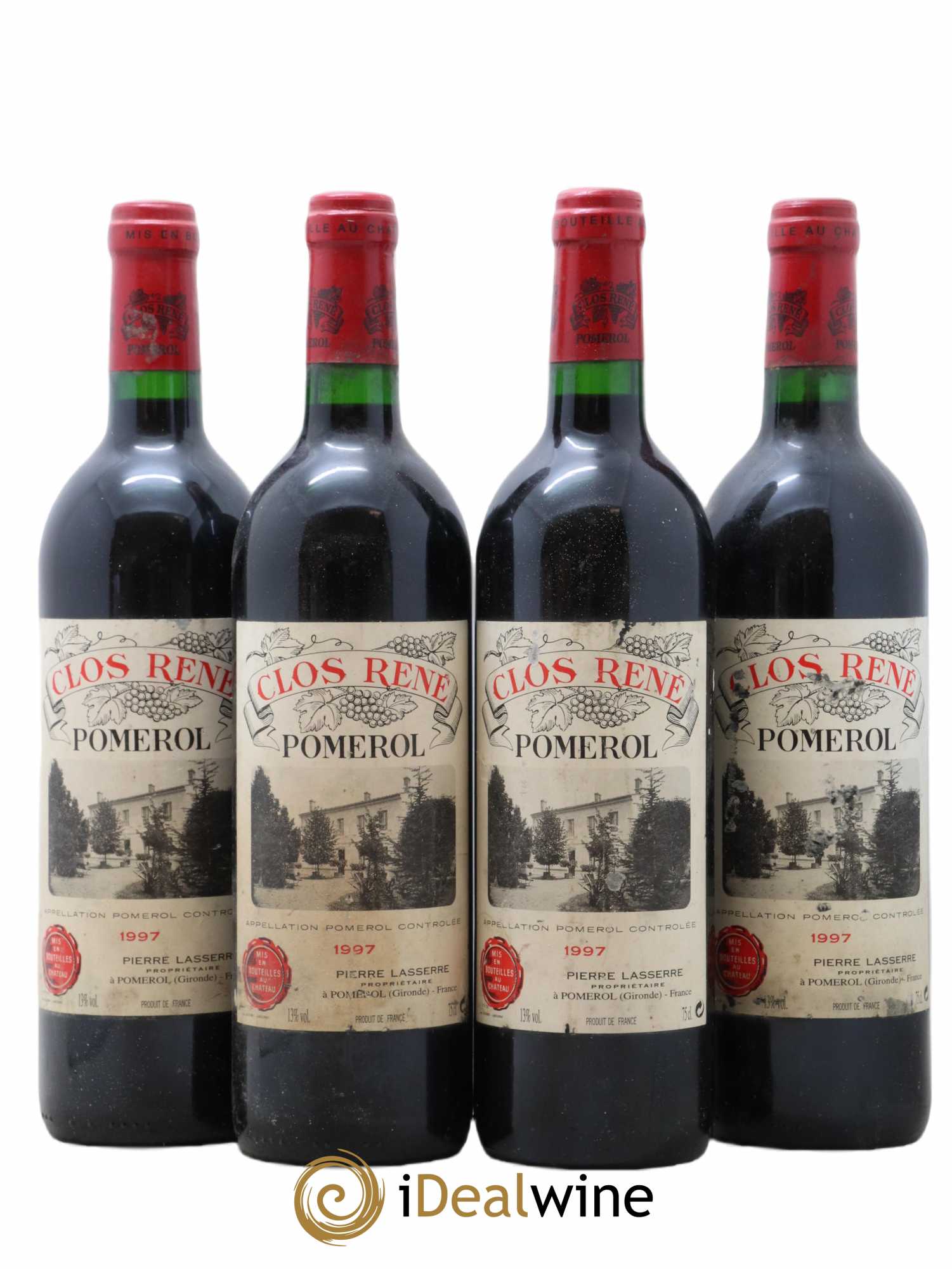 Clos René 1997 - Lot of 4 bottles - 0