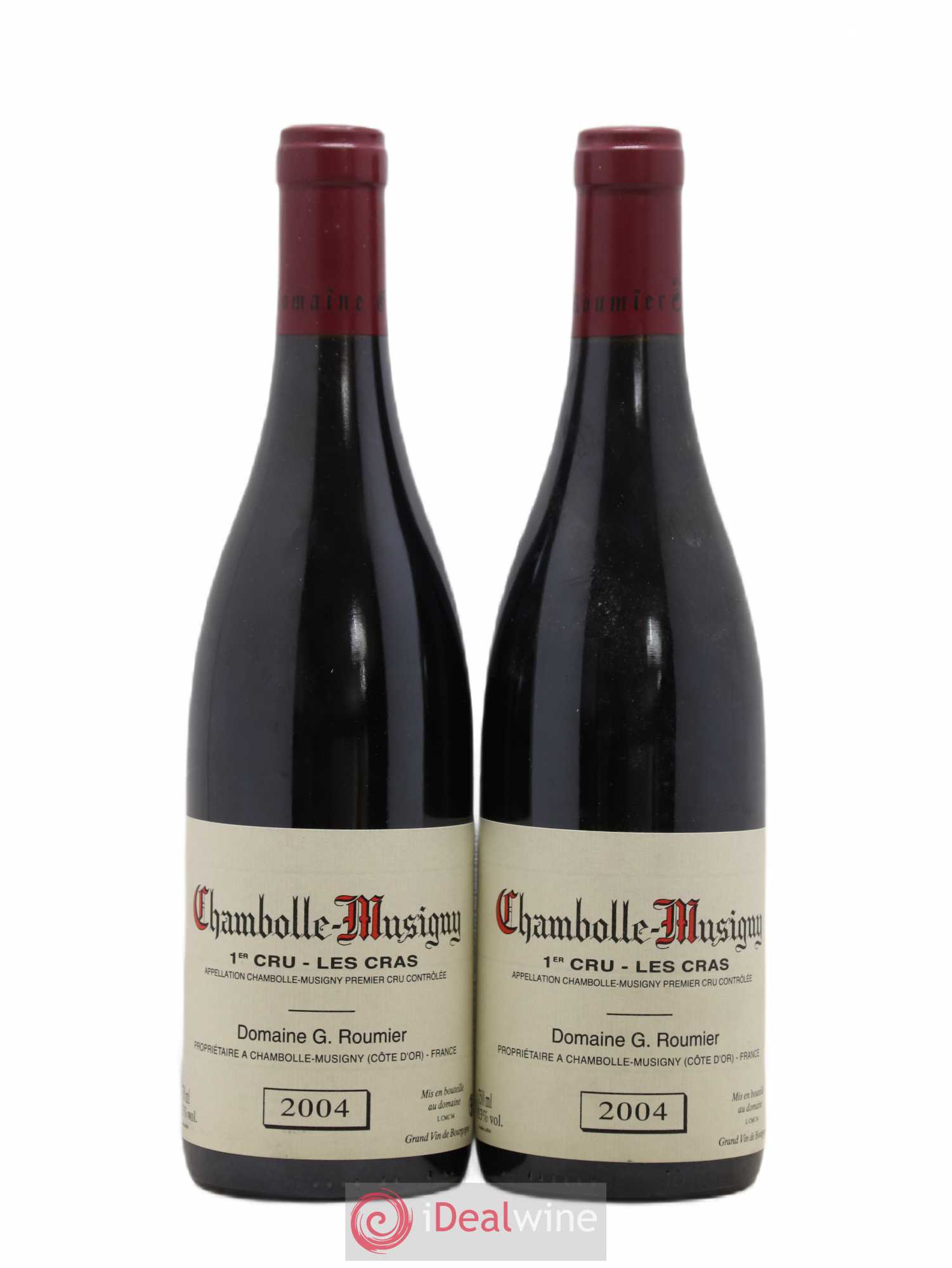 Chambolle-Musigny 1er Cru Les Cras Georges Roumier (Domaine) 2004 - Lot de 2 bouteilles - 0