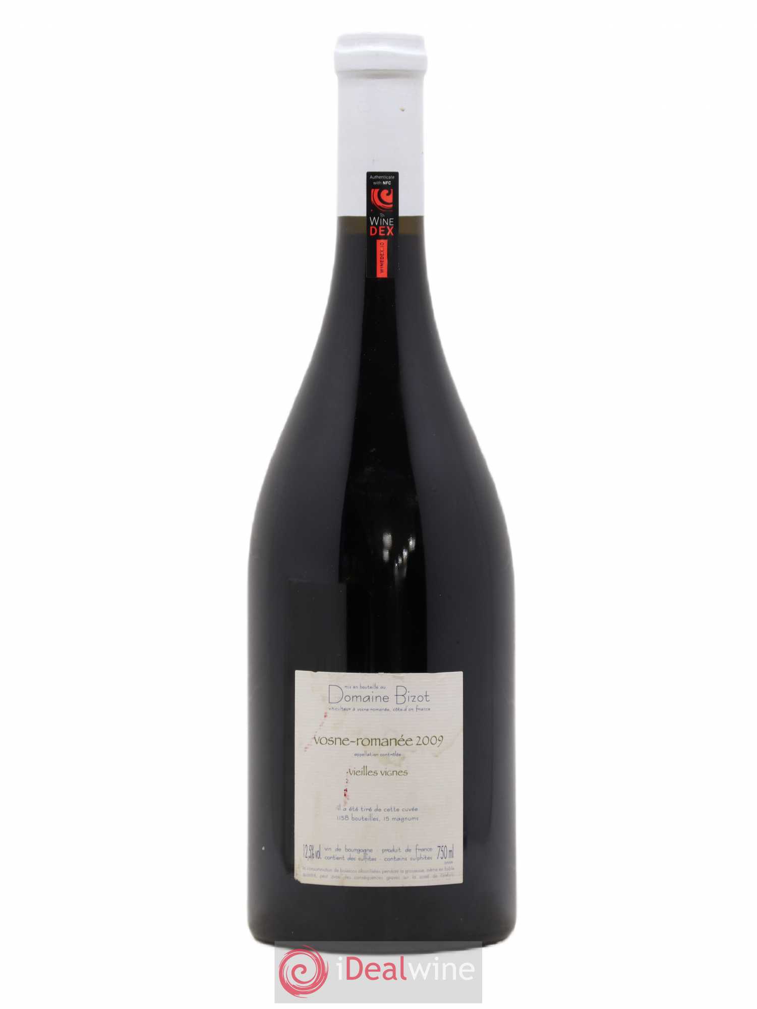 Vosne-Romanée Vieilles Vignes Bizot (Domaine) 2009 - Lot de 1 bouteille - 1