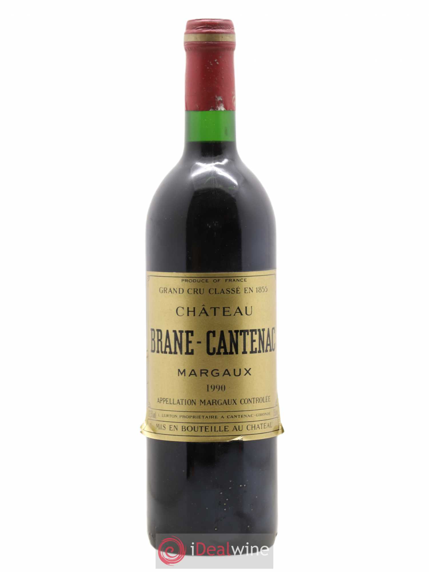 Château Brane Cantenac 2ème Grand Cru Classé 1990 - Lot de 1 bouteille - 0
