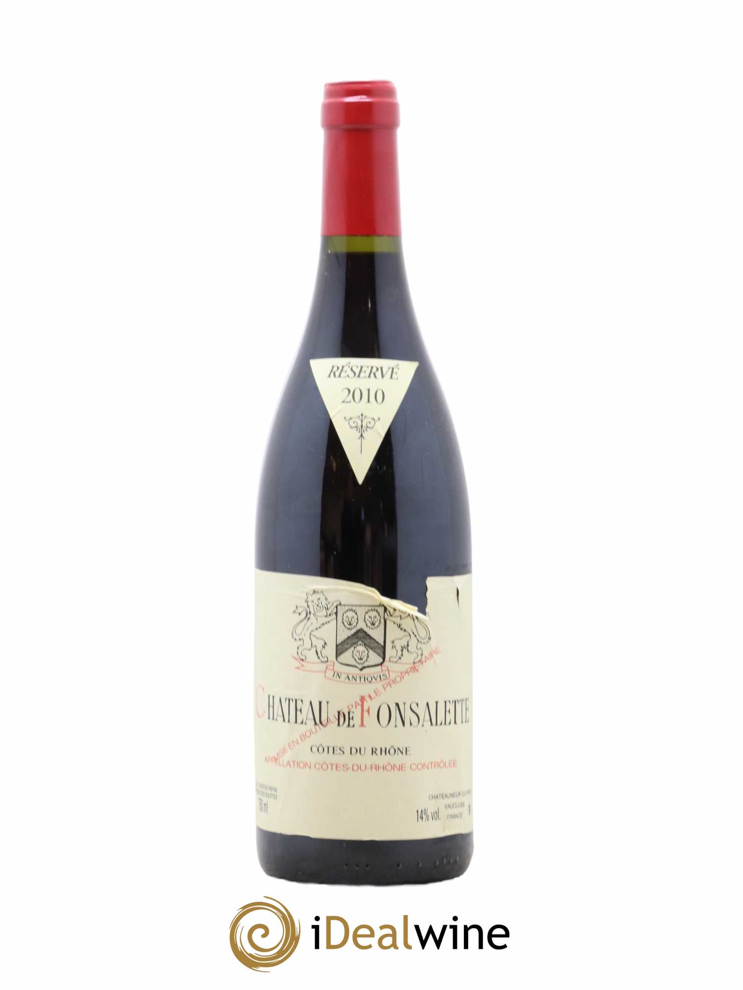 Côtes-du-Rhône Château de Fonsalette Emmanuel Reynaud 2010 - Lot of 1 bottle - 0