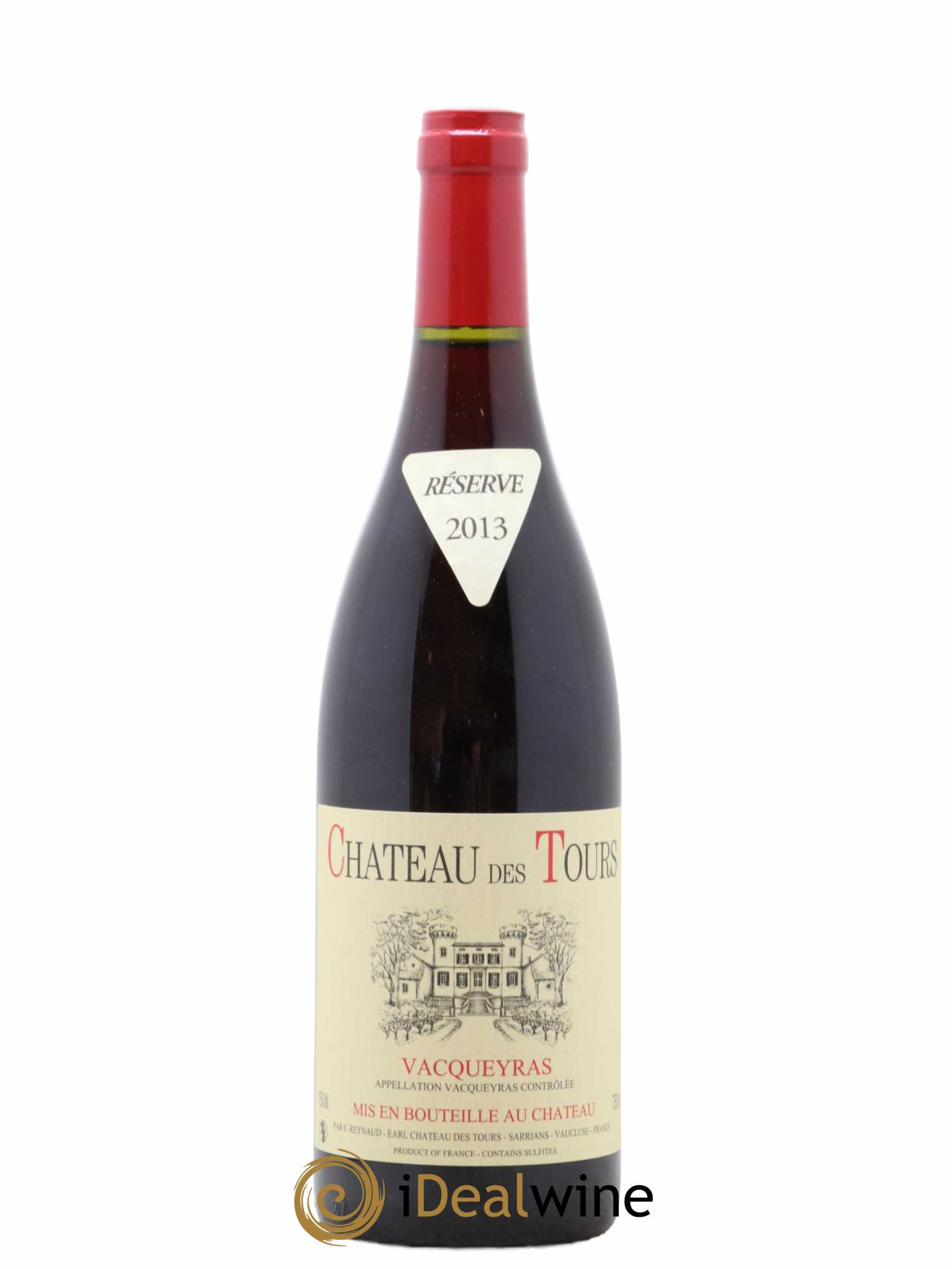 Vacqueyras Château des Tours Emmanuel Reynaud 2013 - Lot de 1 bouteille - 0