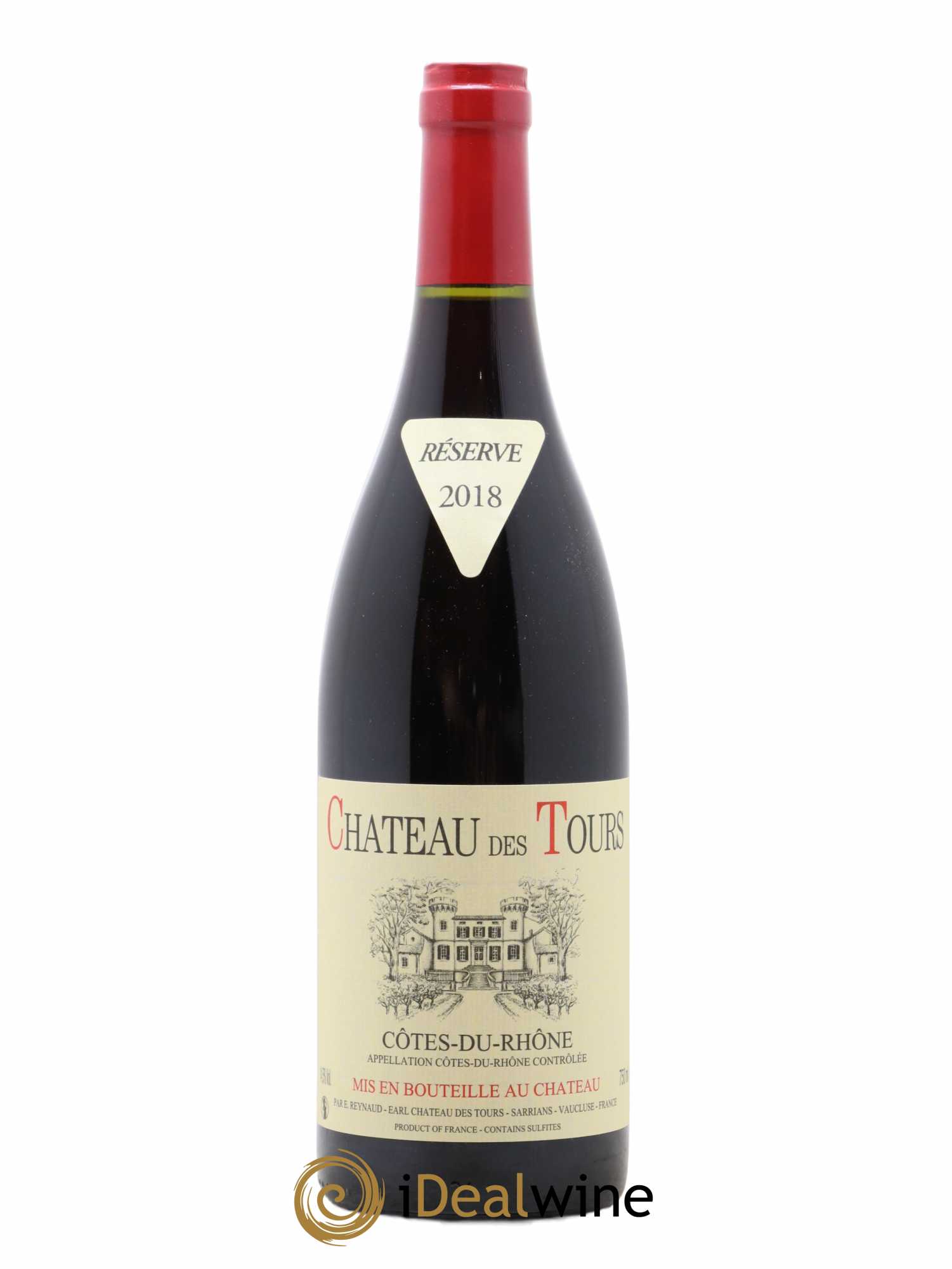 Côtes-du-Rhône Château des Tours Emmanuel Reynaud 2018 - Lot de 1 bouteille - 0