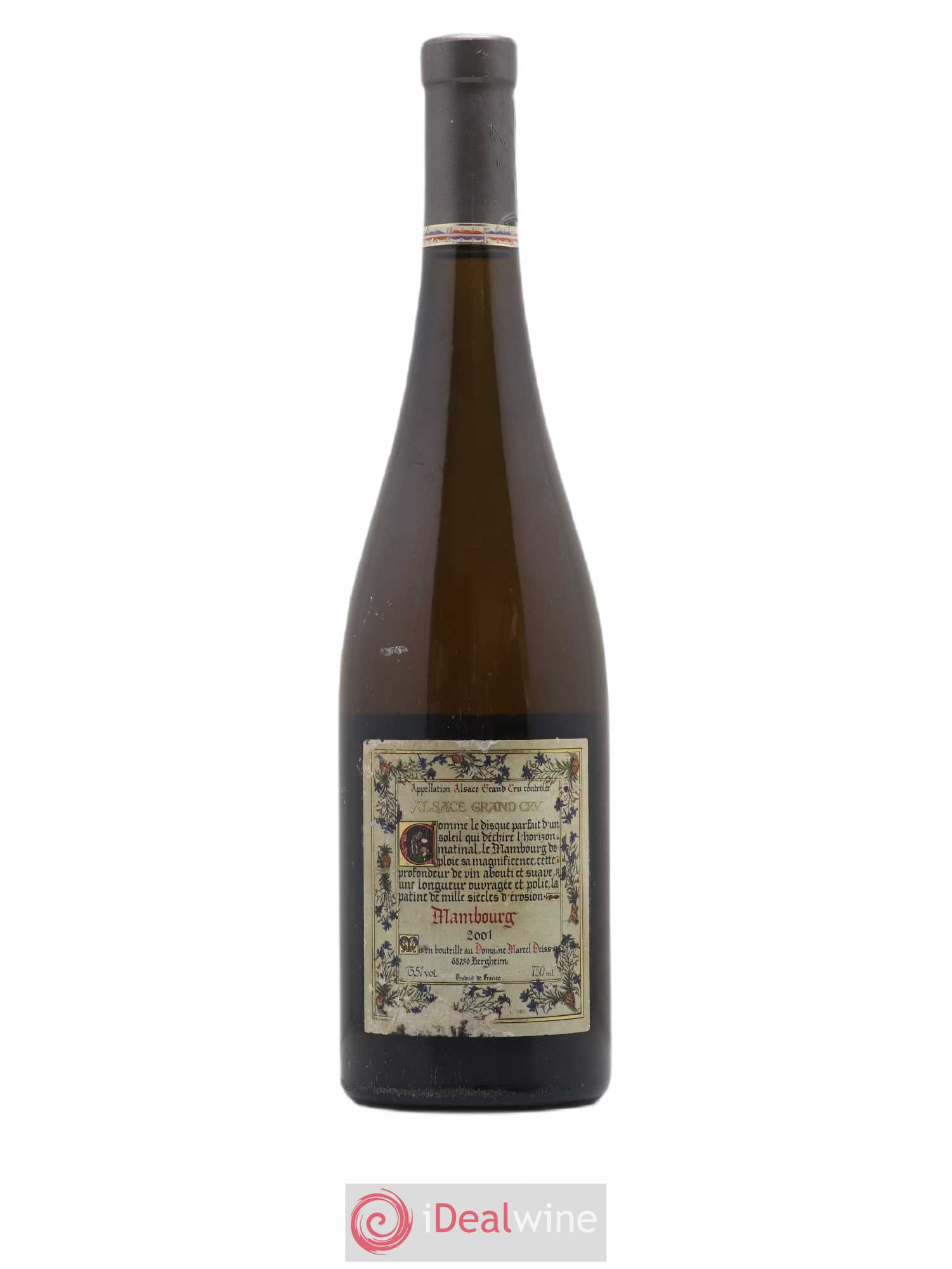 Alsace Grand Cru Mambourg Marcel Deiss (Domaine) 2001 - Lot de 1 bouteille - 1