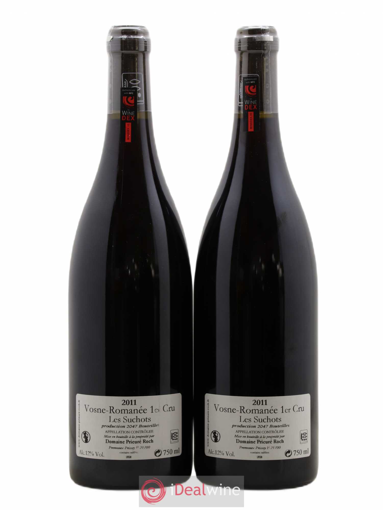 Vosne-Romanée 1er Cru Les Suchots Prieuré Roch 2011 - Lot de 2 bouteilles - 1