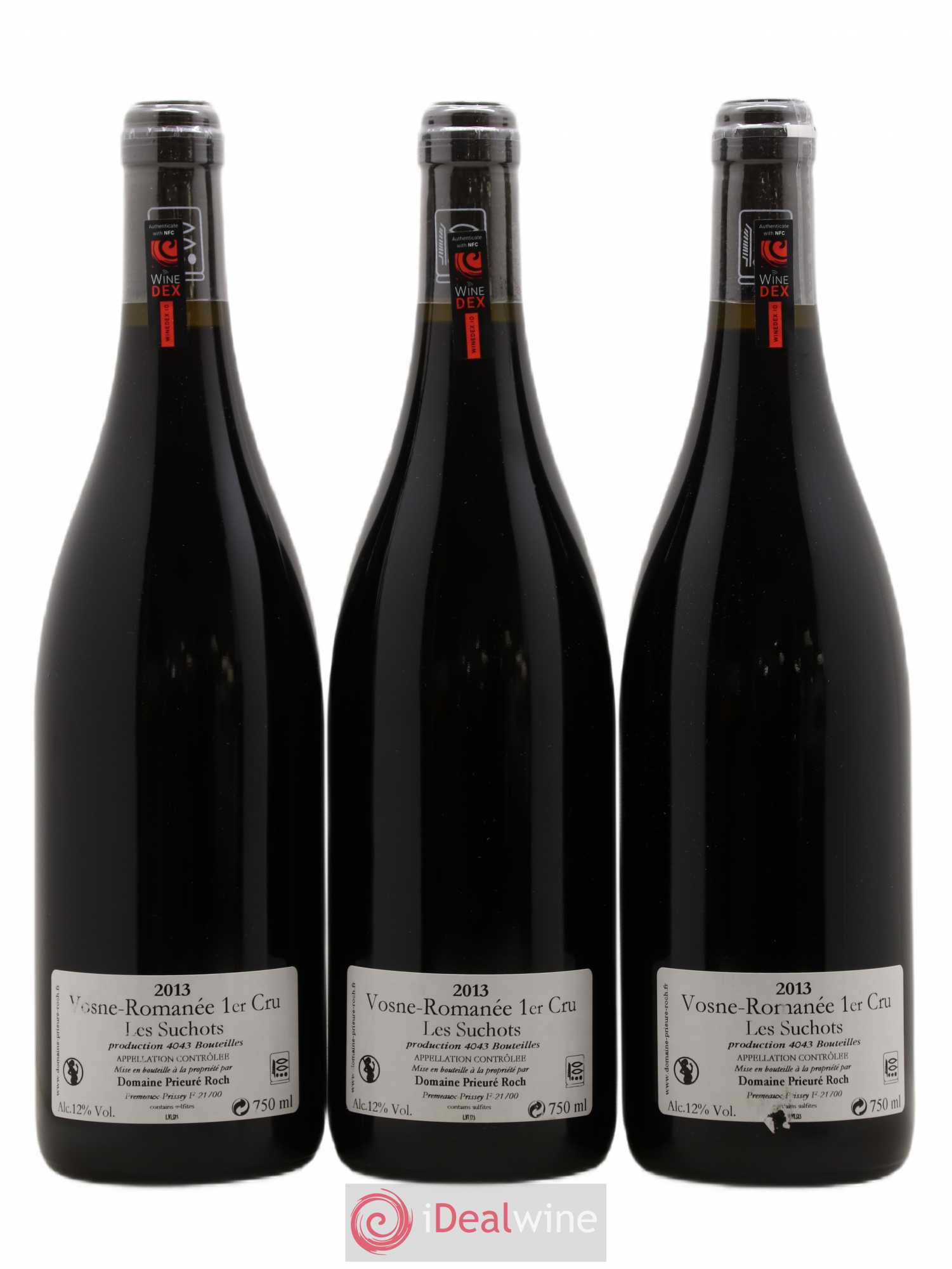 Vosne-Romanée 1er Cru Les Suchots Prieuré Roch 2013 - Lot de 3 bouteilles - 1