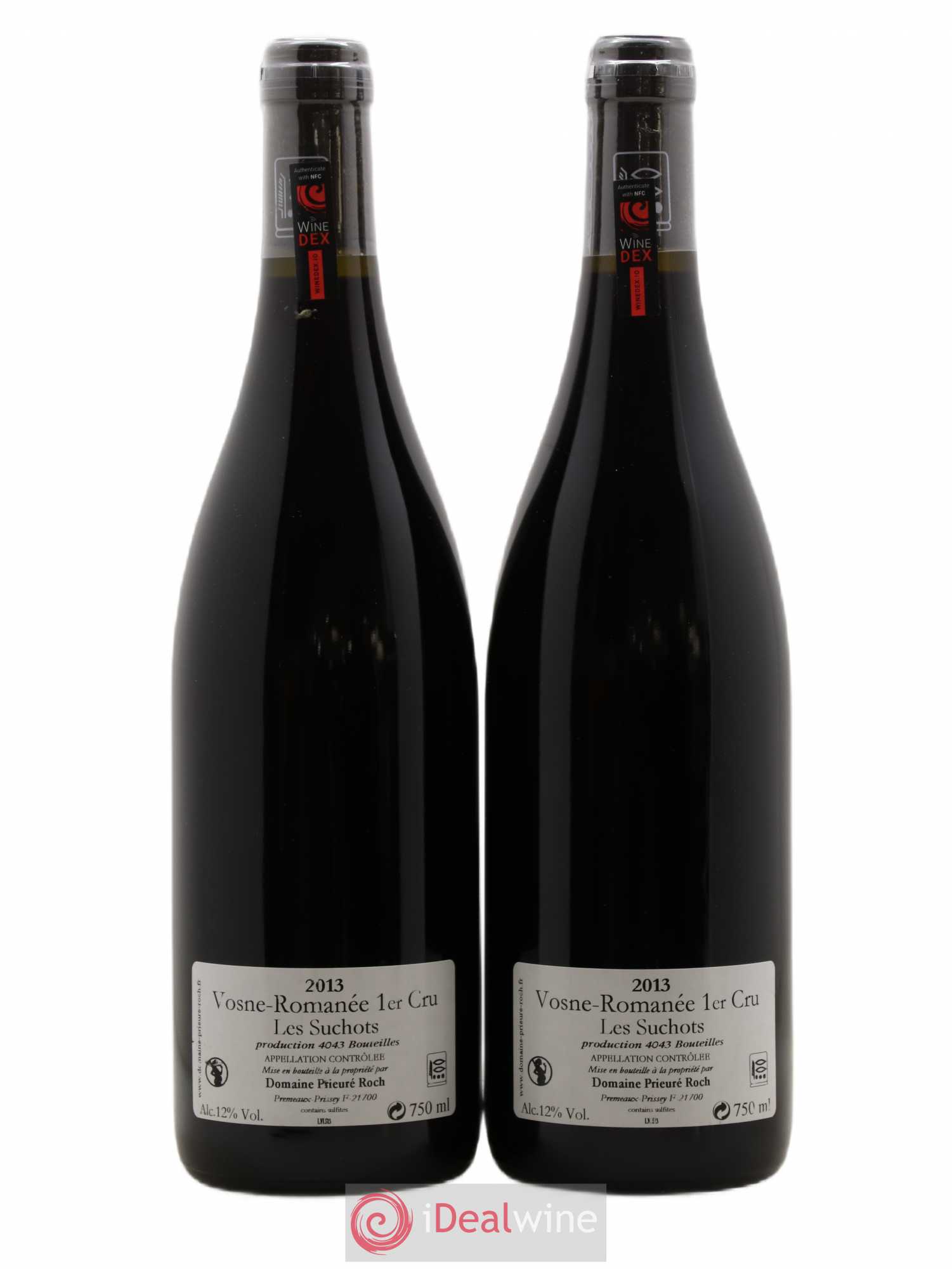Vosne-Romanée 1er Cru Les Suchots Prieuré Roch 2013 - Lot de 2 bouteilles - 1