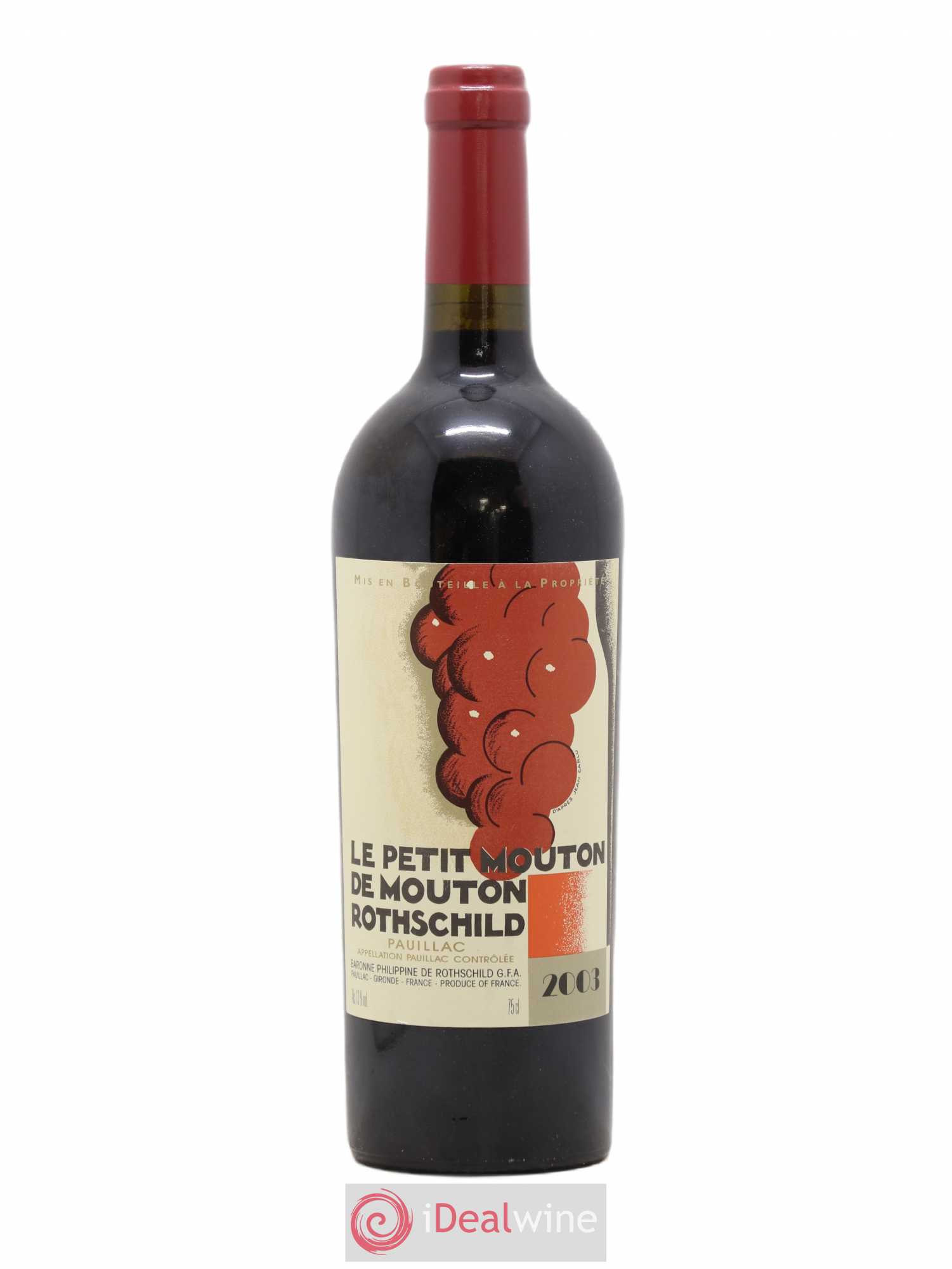 Petit Mouton Second Vin 2003 - Lot de 1 bouteille - 0