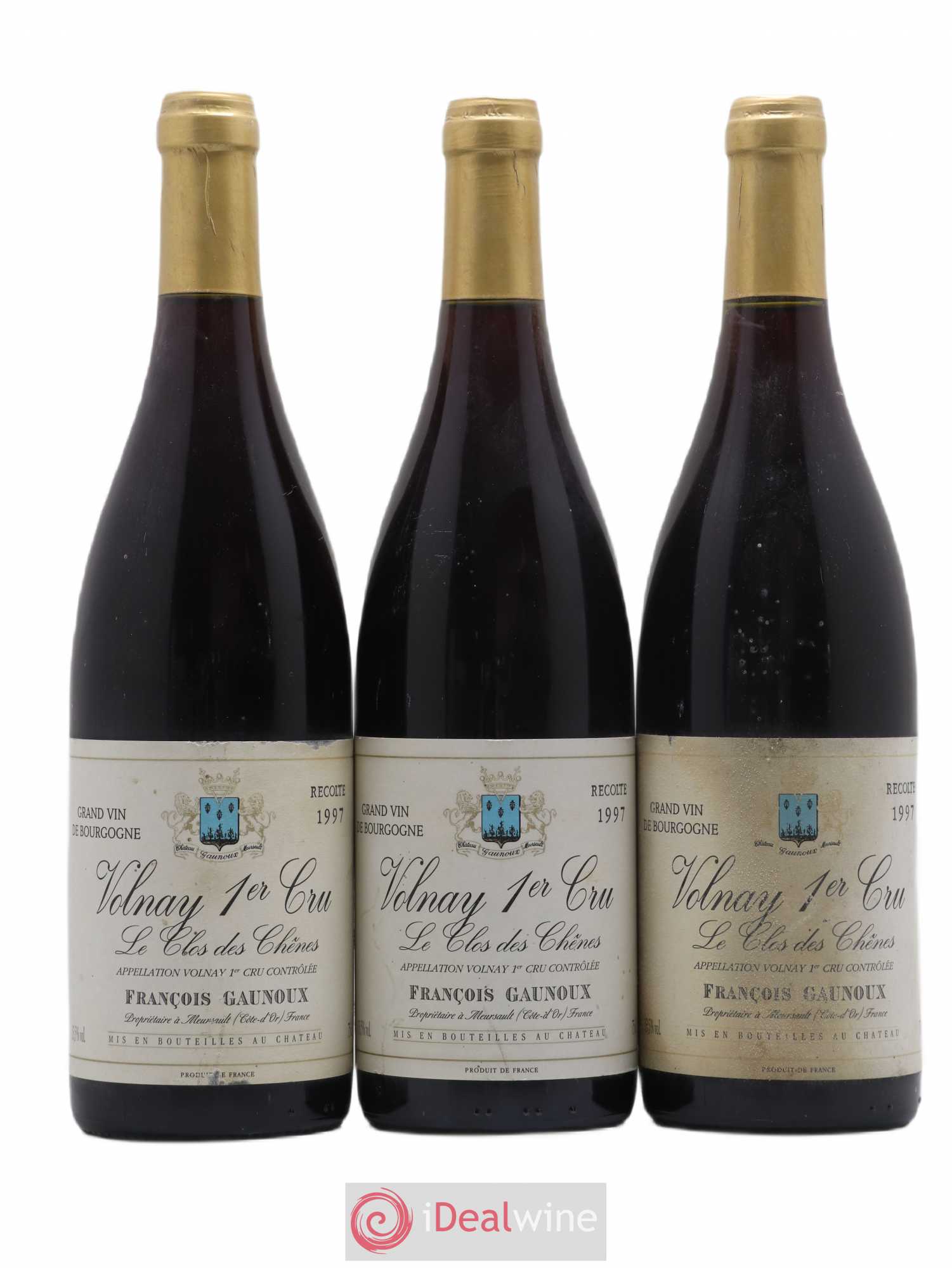 Volnay 1er Cru Clos des Chênes Francois Gaunoux 1997 - Posten von 3 Flaschen - 0