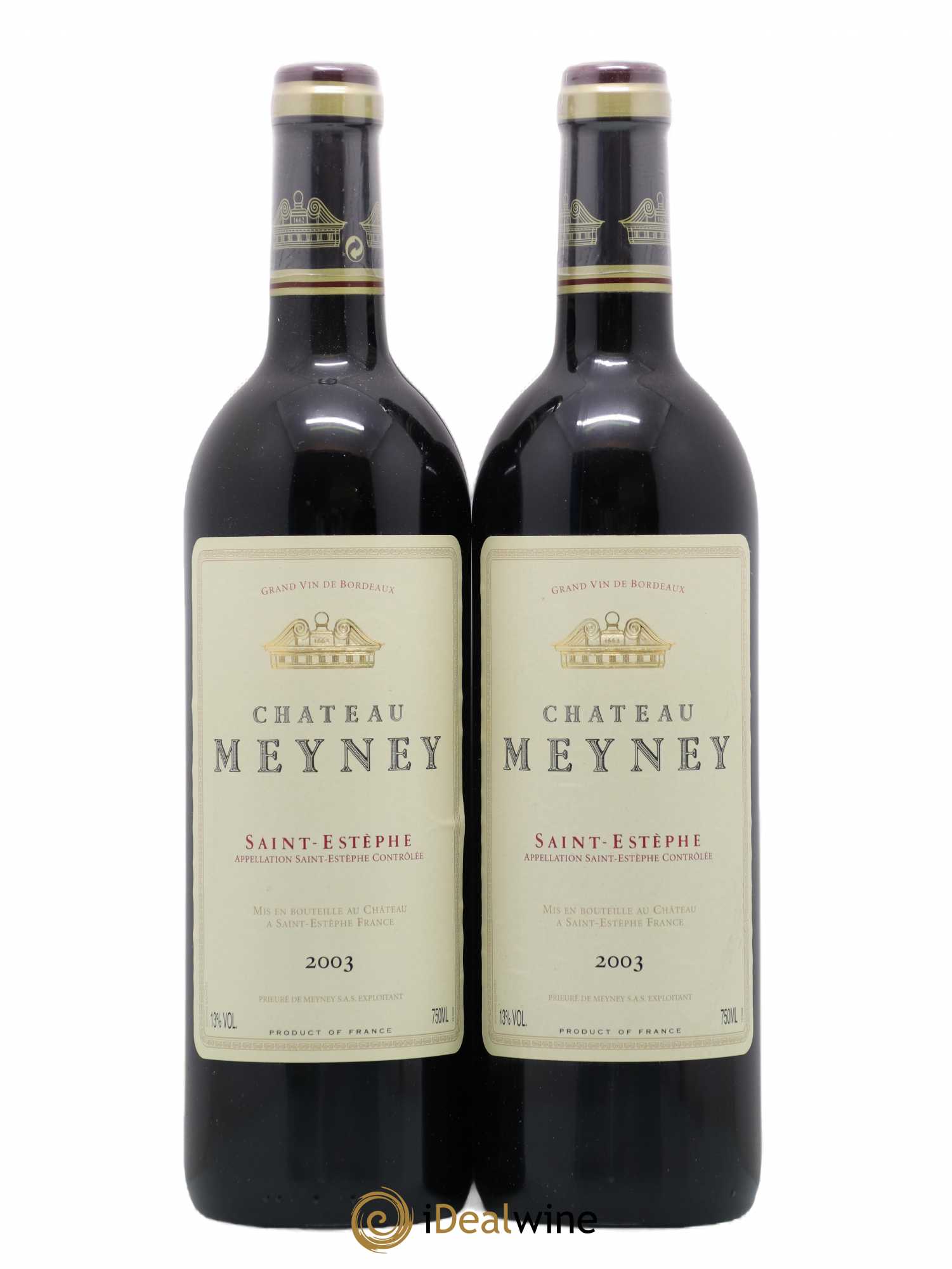 Château Meyney 2003 - Lot de 2 bouteilles - 0
