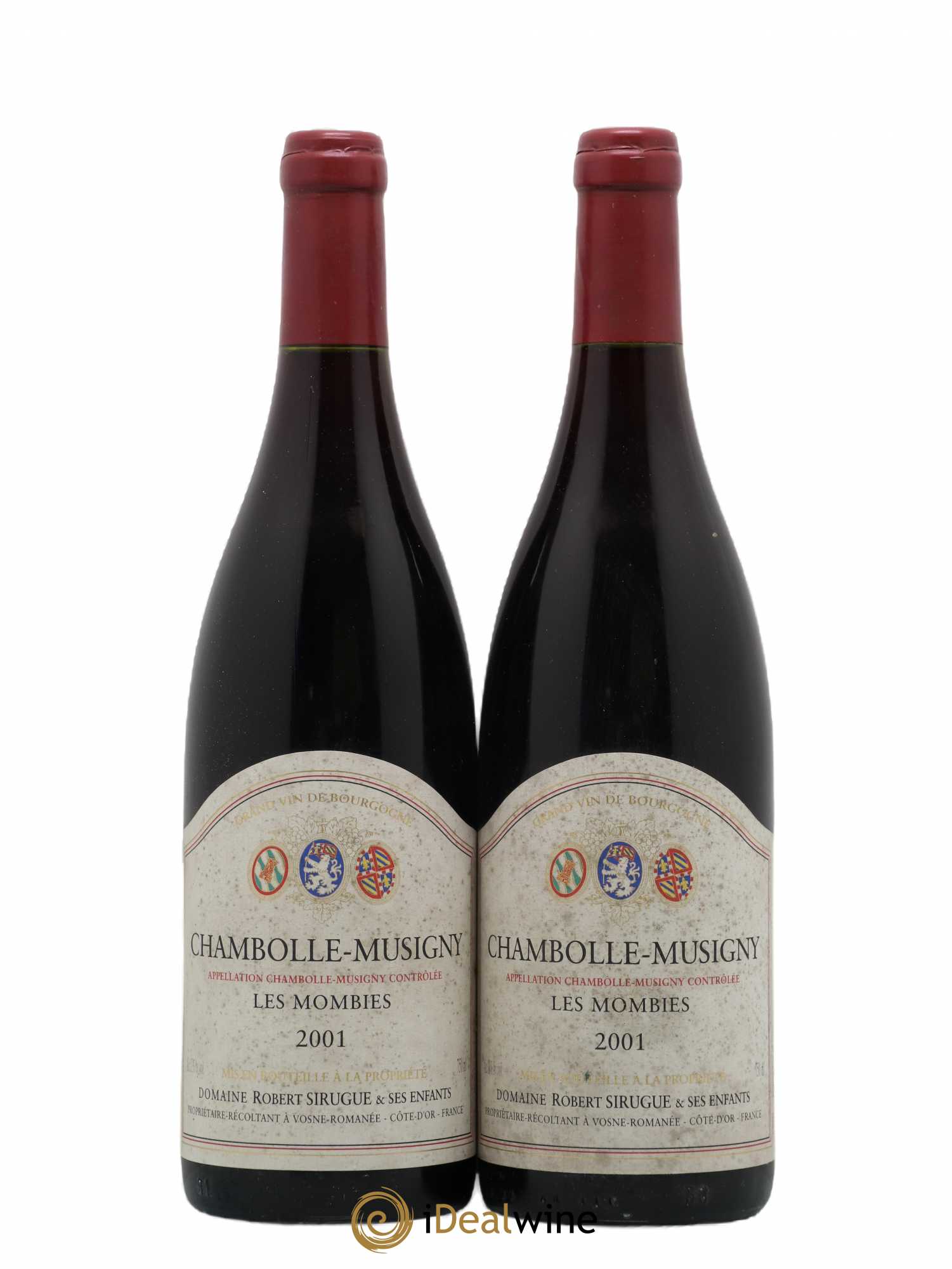 Chambolle-Musigny Les Mombies Robert Sirugue 2001 - Posten von 2 Flaschen - 0