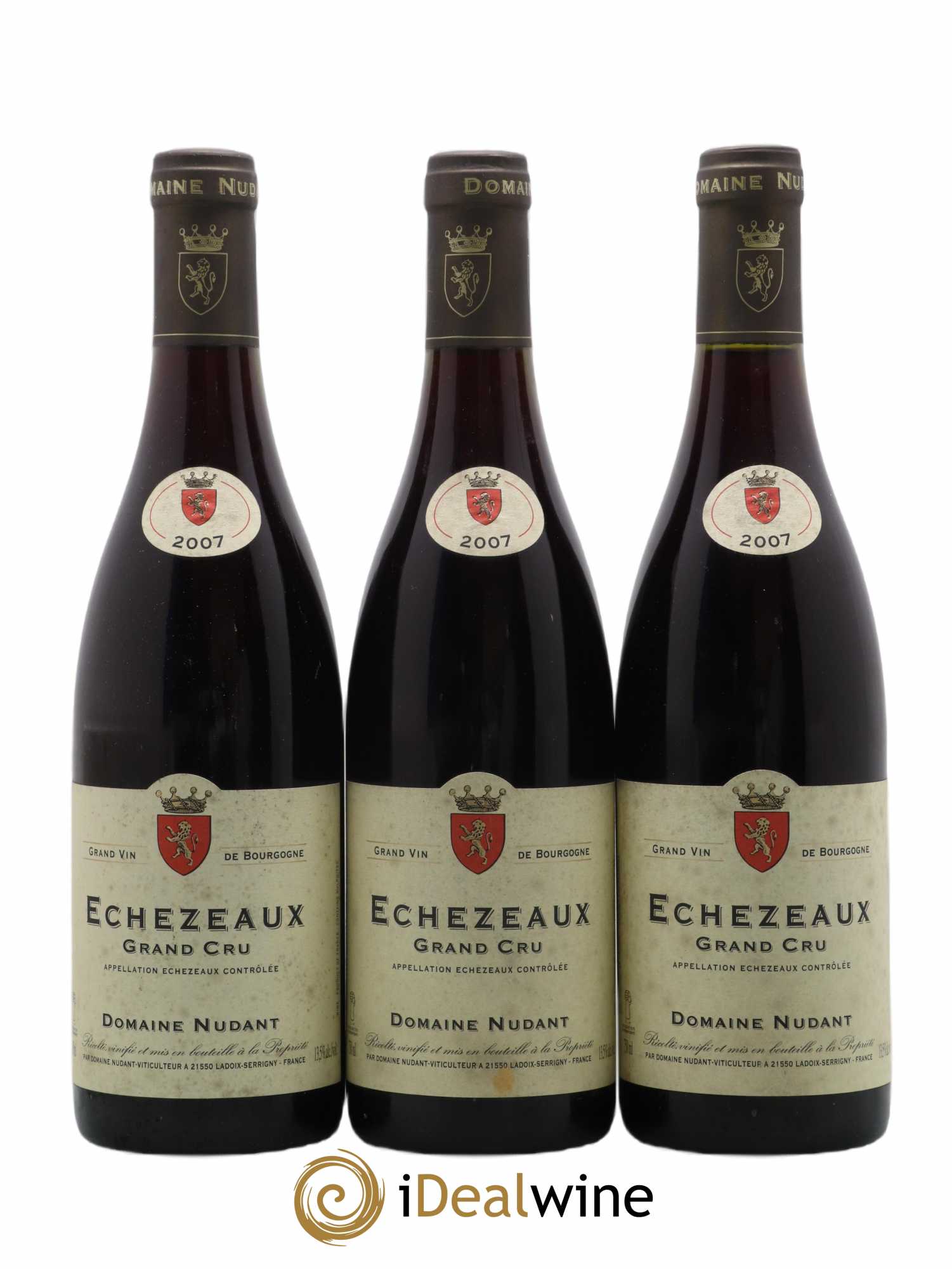 Echezeaux Grand Cru Domaine Nudant (sans prix de réserve) 2007 - Lot de 3 bouteilles - 0