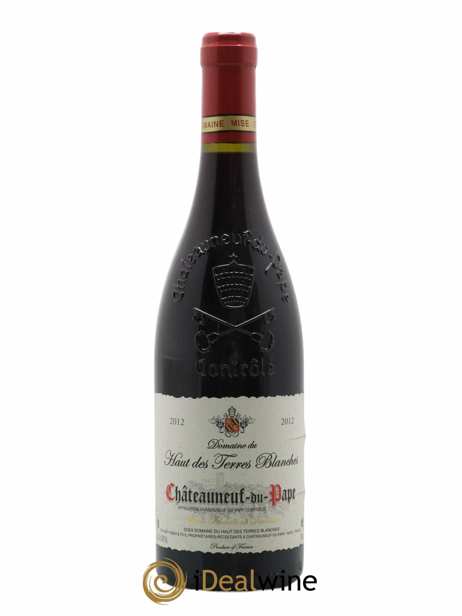 Châteauneuf-du-Pape Domaine du Haut des Terres Blanches 2012 - Lot de 1 bouteille - 0