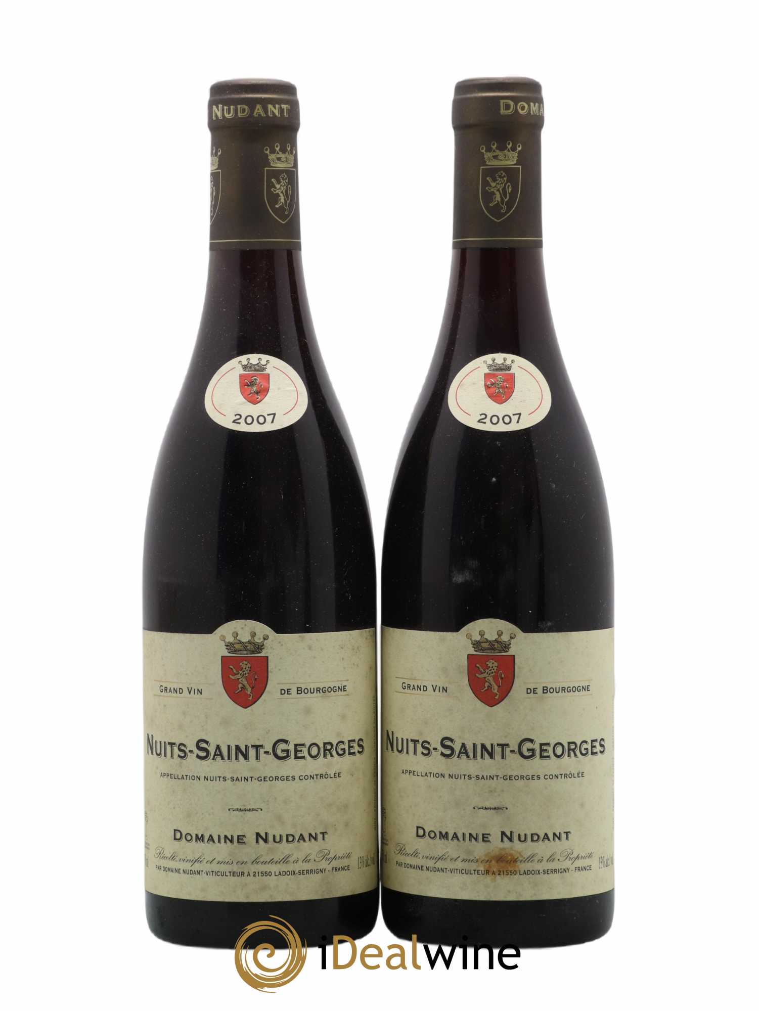 Nuits-Saint-Georges Domaine Nudant 2007 - Lot de 2 bouteilles - 0