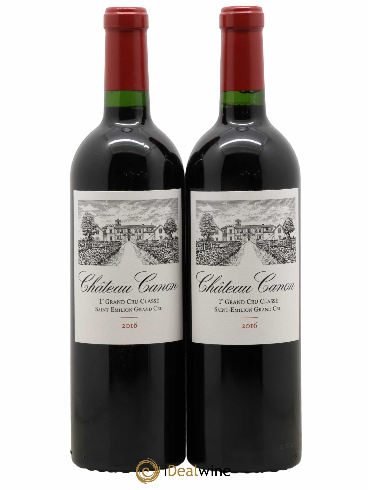 Château Canon 1er Grand Cru Classé B 2016 - Lot de 2 bouteilles - 0