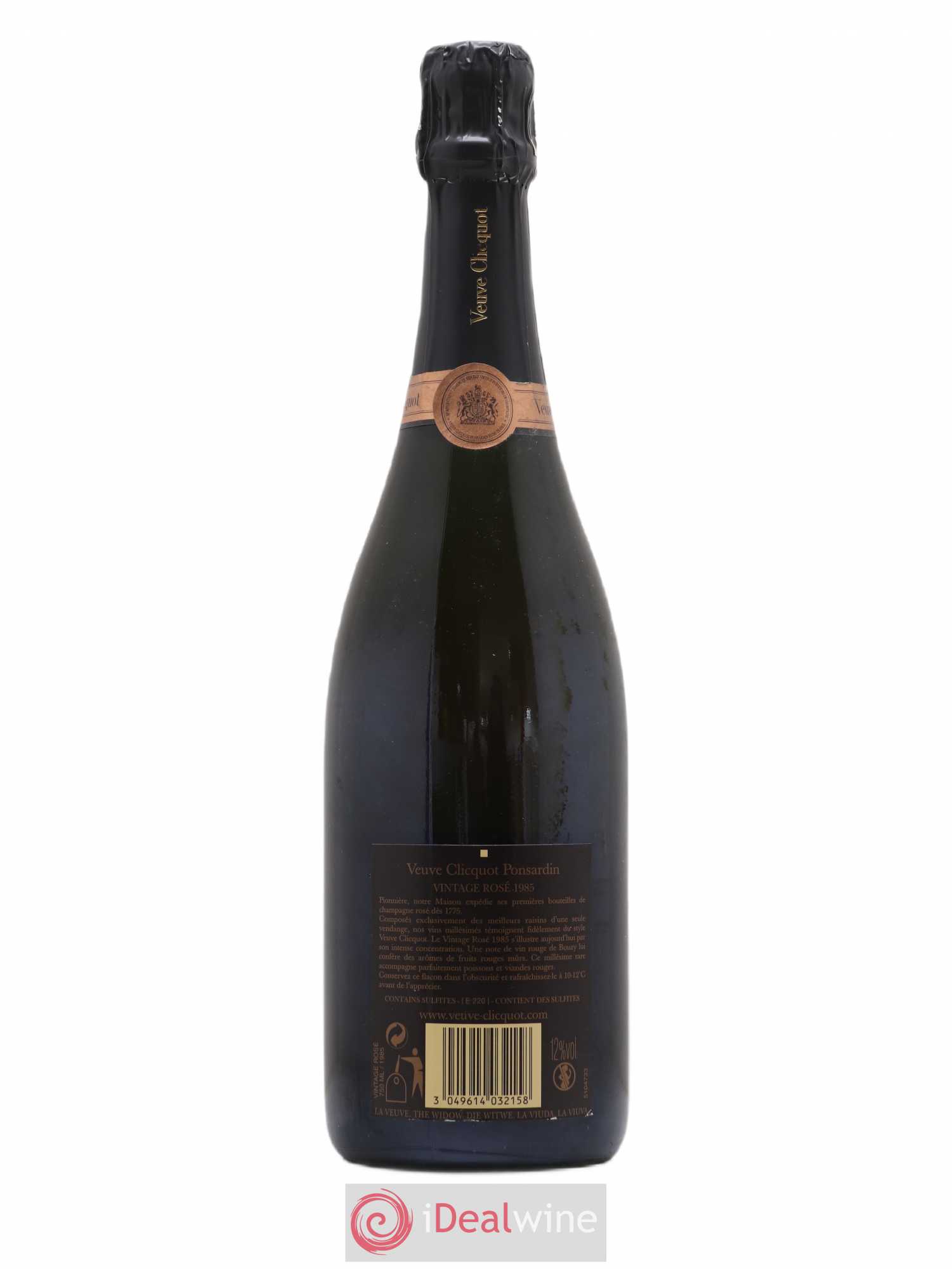 Vintage Rosé Veuve Clicquot 1985 - Posten von 1 Flasche - 1