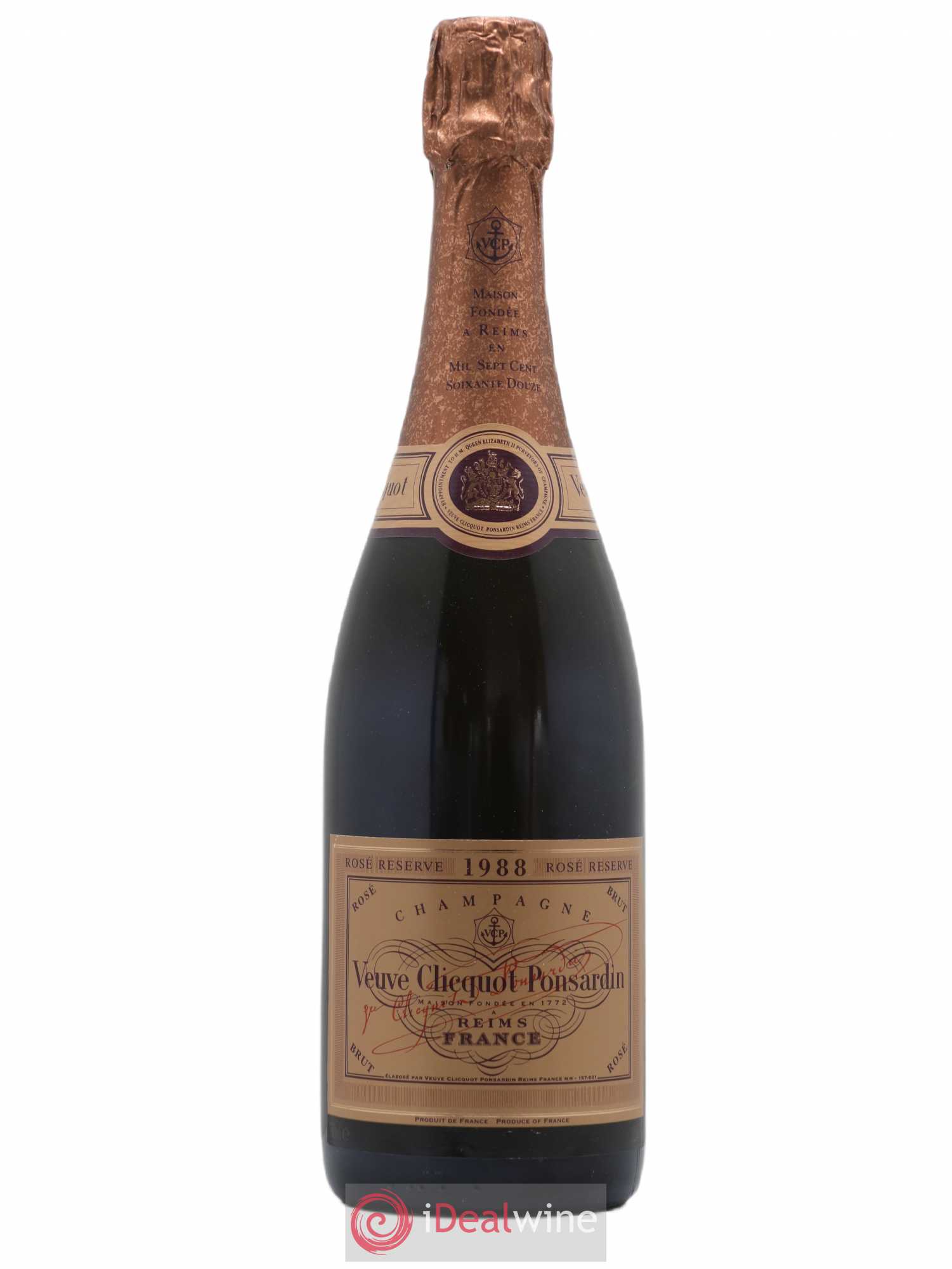 Vintage Rosé Veuve Clicquot 1988 - Lot de 1 bouteille - 0