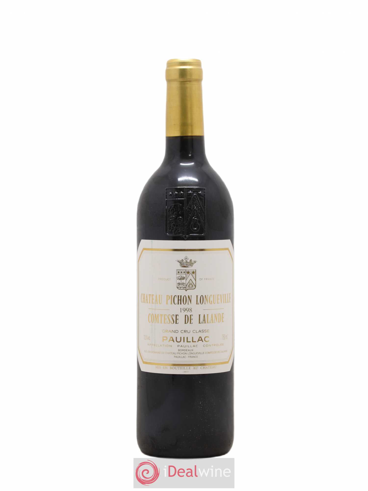 Château Pichon Longueville Comtesse de Lalande 2ème Grand Cru Classé 1998 - Lot de 1 bouteille - 0