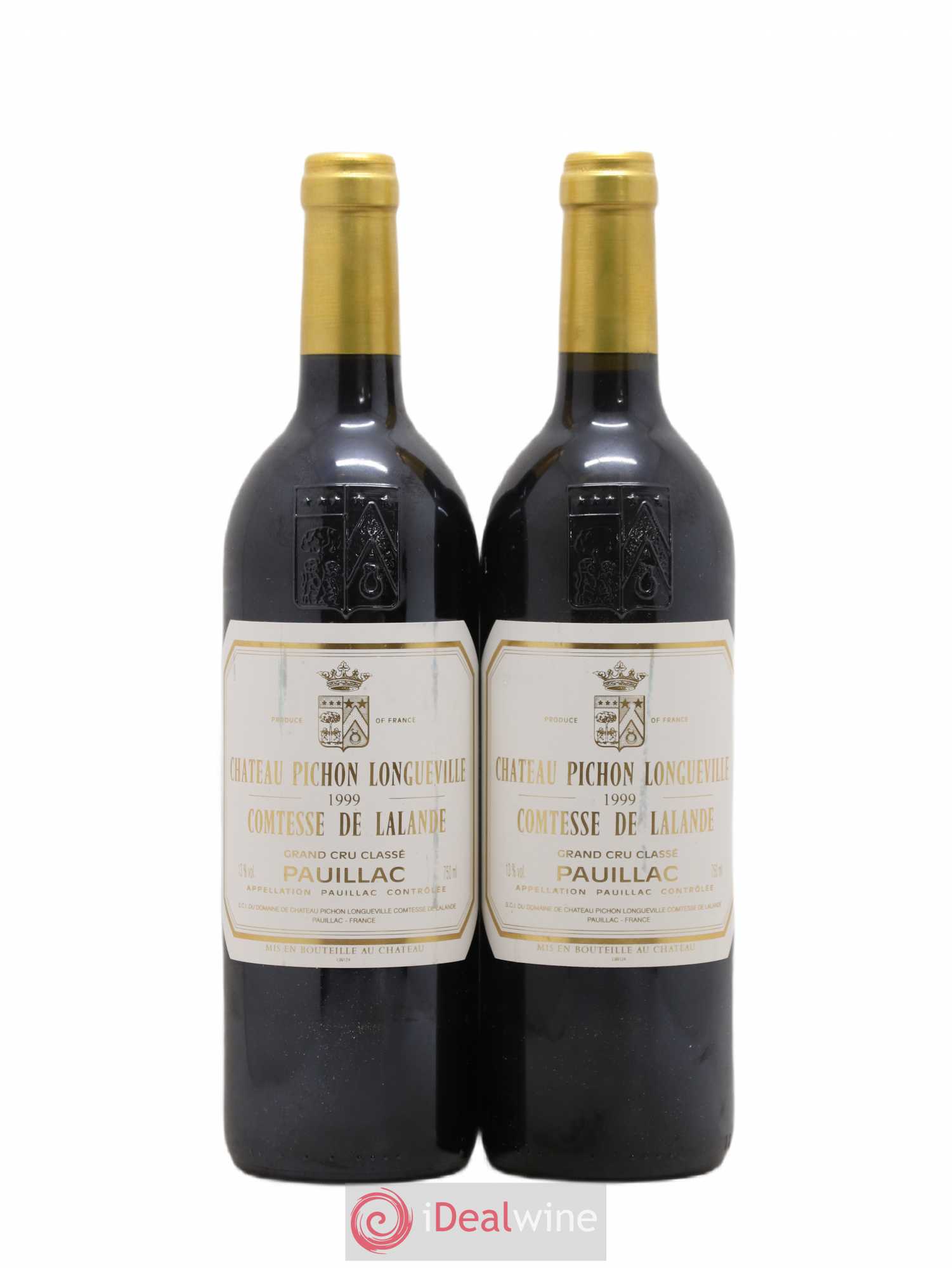 Château Pichon Longueville Comtesse de Lalande 2ème Grand Cru Classé 1999 - Lot de 2 bouteilles - 0