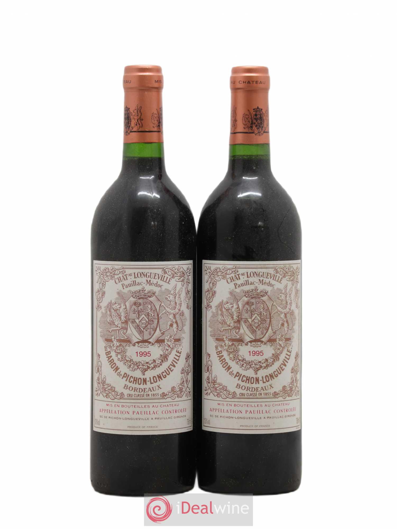 Pichon Longueville Baron 2ème Grand Cru Classé 1995 - Lot de 2 bouteilles - 0