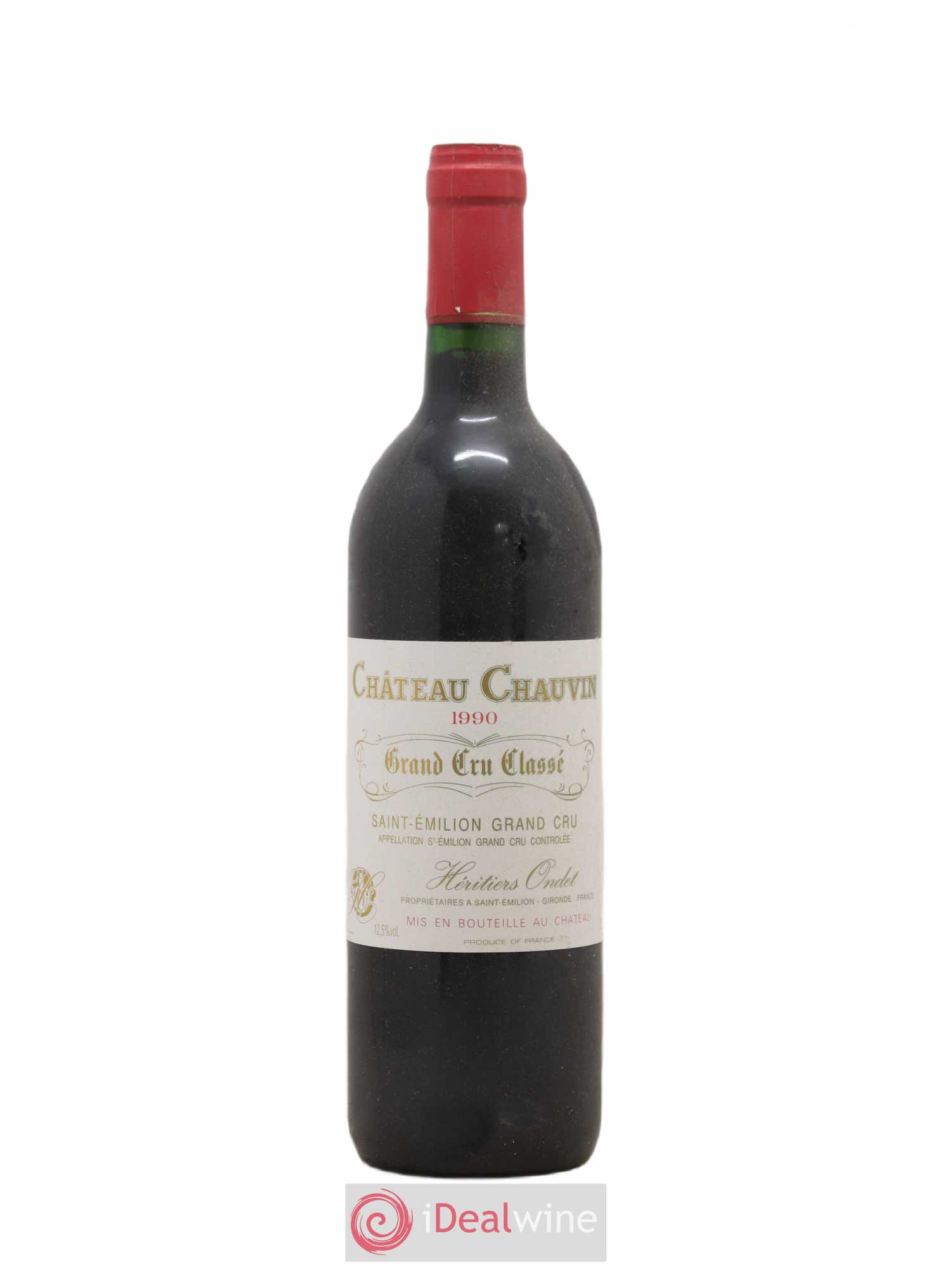 Château Chauvin Grand Cru Classé 1990 - Lot de 1 bouteille - 0