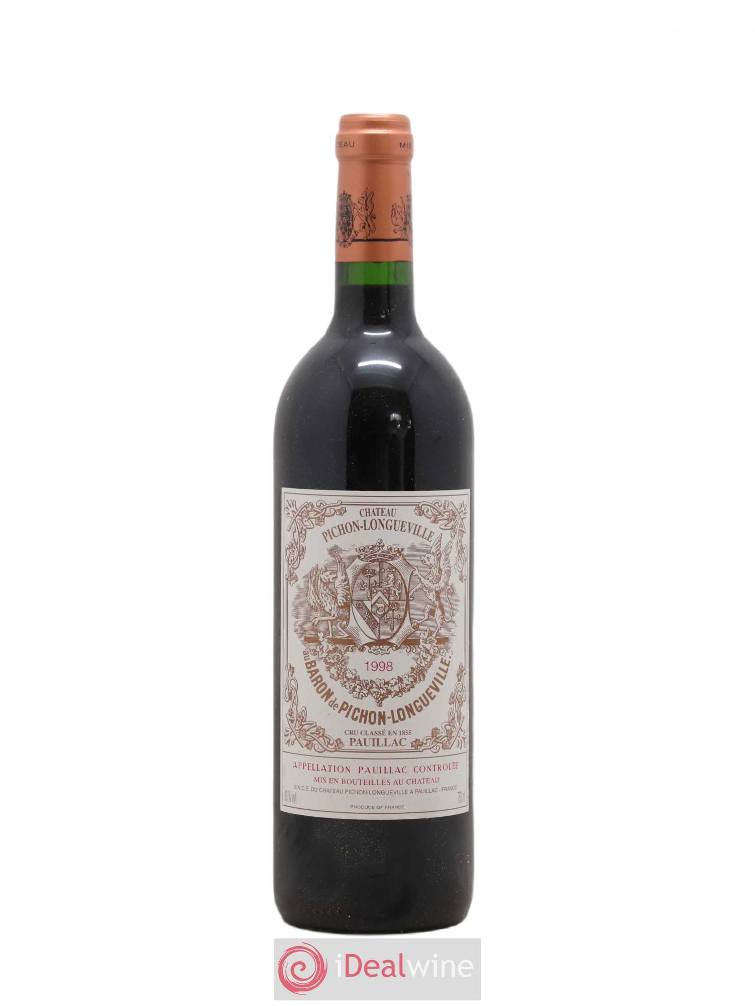 Pichon Longueville Baron 2ème Grand Cru Classé 1998 - Lot de 1 bouteille - 0