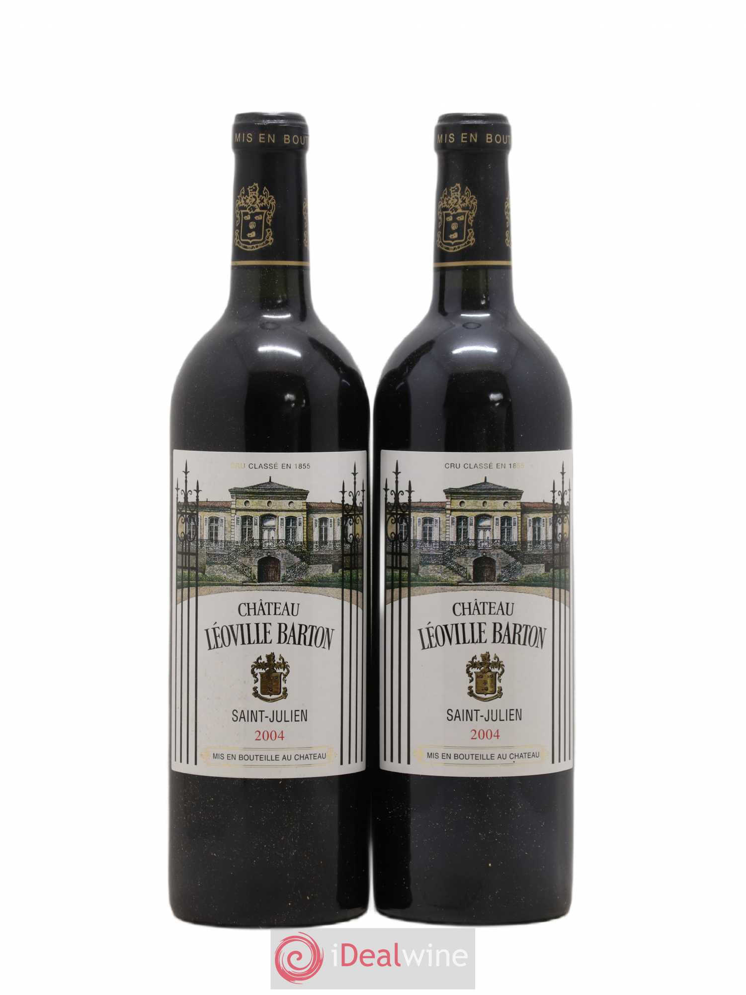 Château Léoville Barton 2ème Grand Cru Classé 2004 - Lot de 2 bouteilles - 0