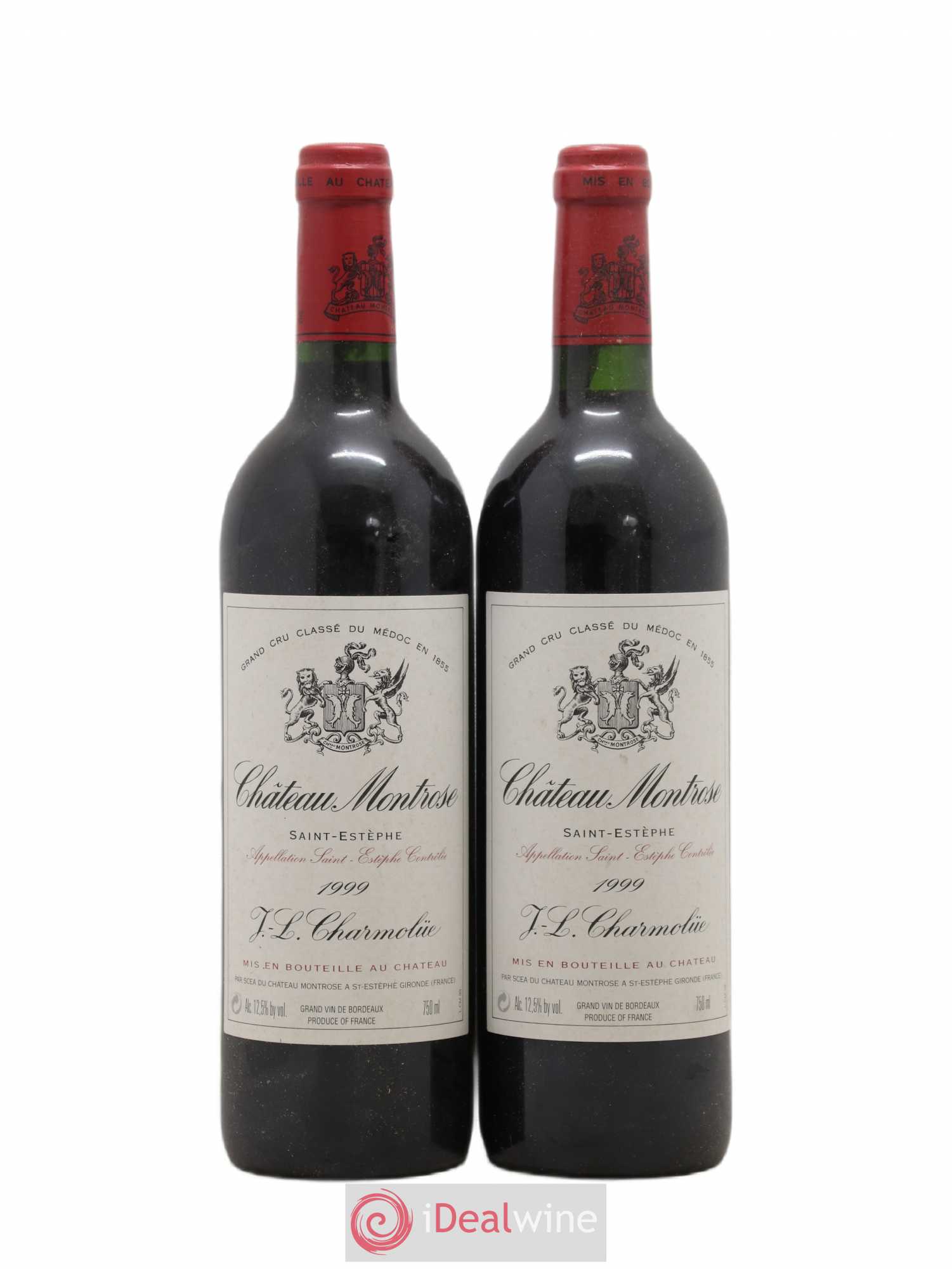Château Montrose 2ème Grand Cru Classé 1999 - Lot de 2 bouteilles - 0