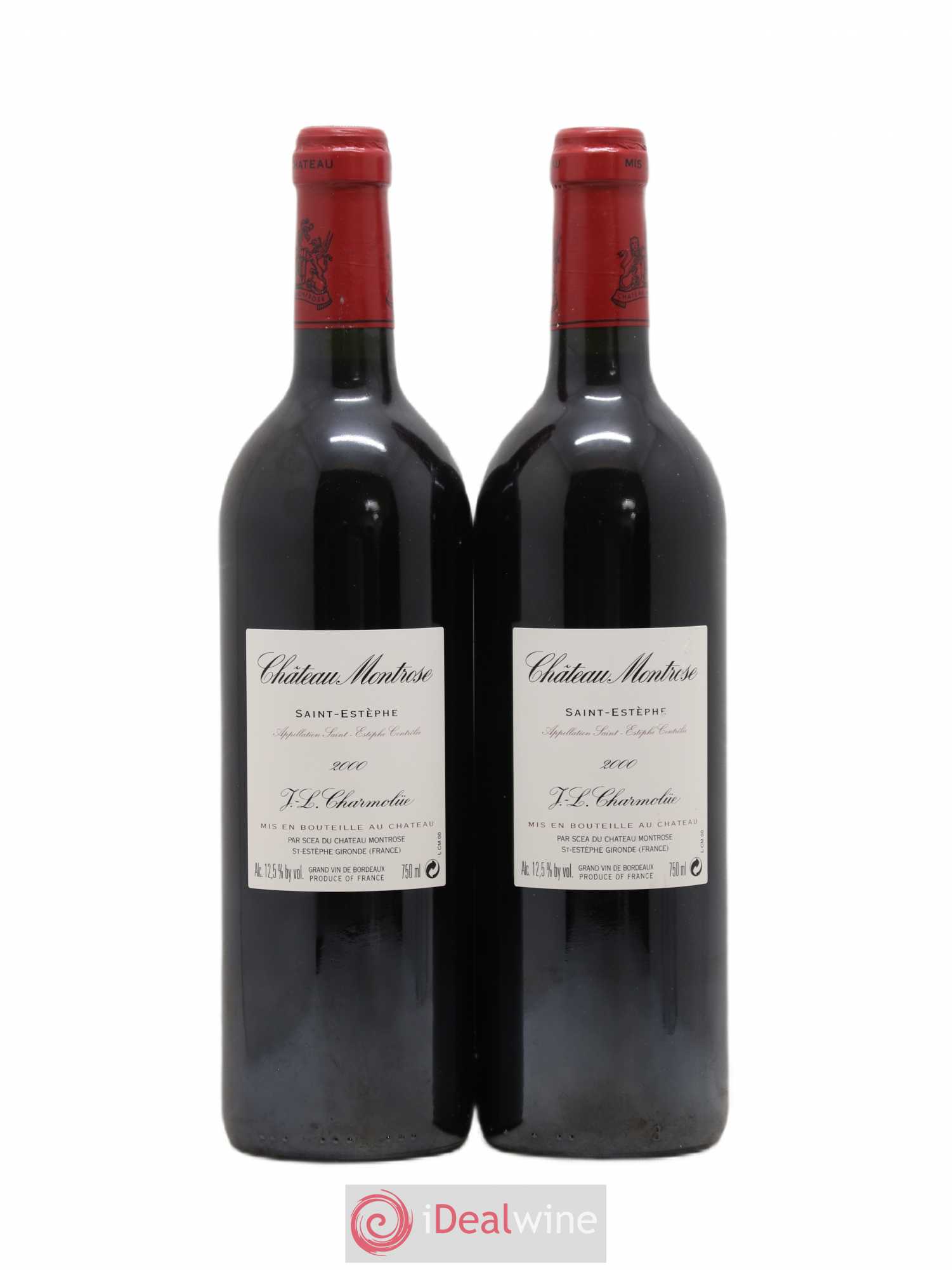 Château Montrose 2ème Grand Cru Classé 2000 - Lot de 2 bouteilles - 1