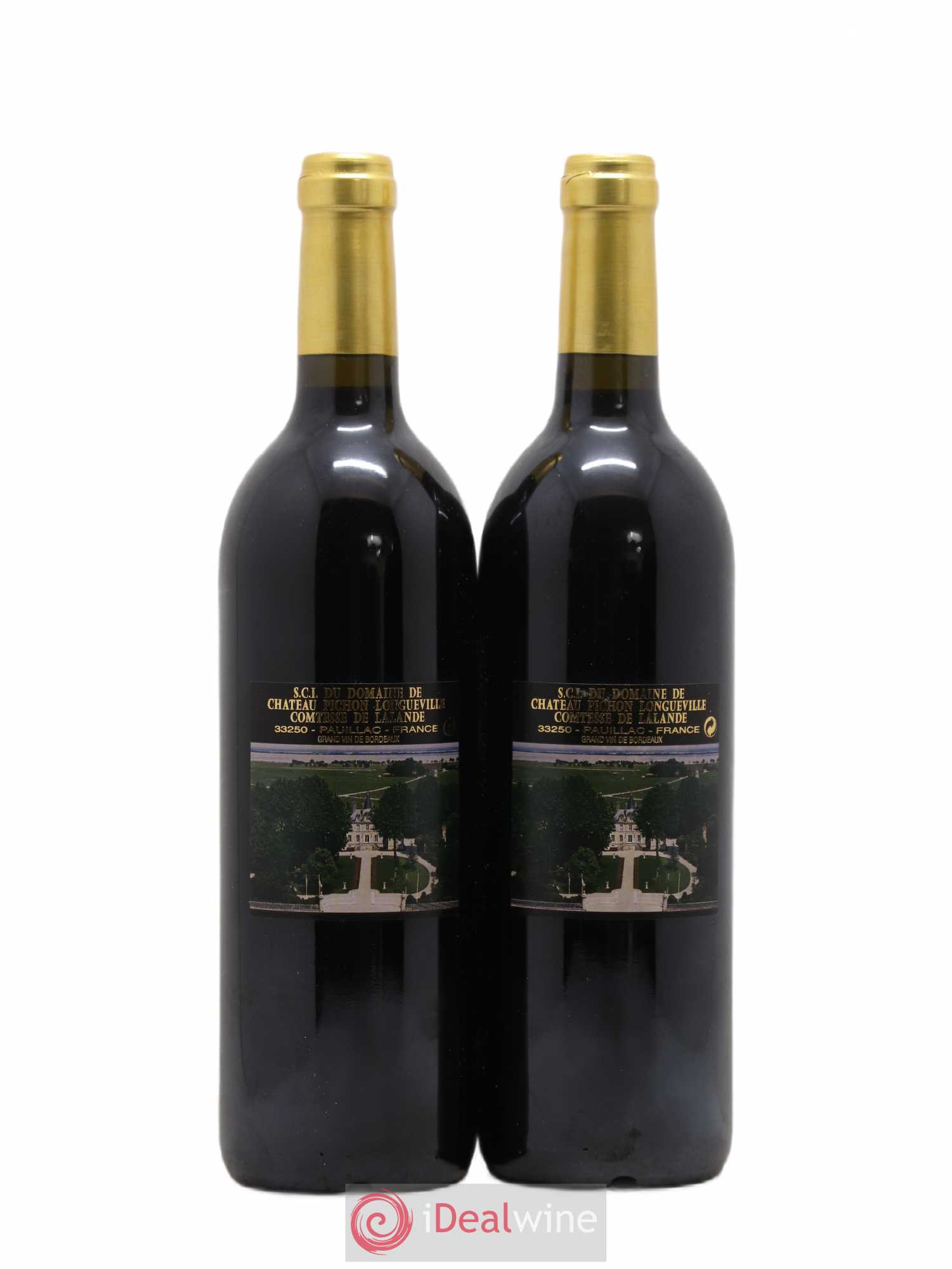 Château Pichon Longueville Comtesse de Lalande 2ème Grand Cru Classé 2000 - Lot de 2 bouteilles - 1