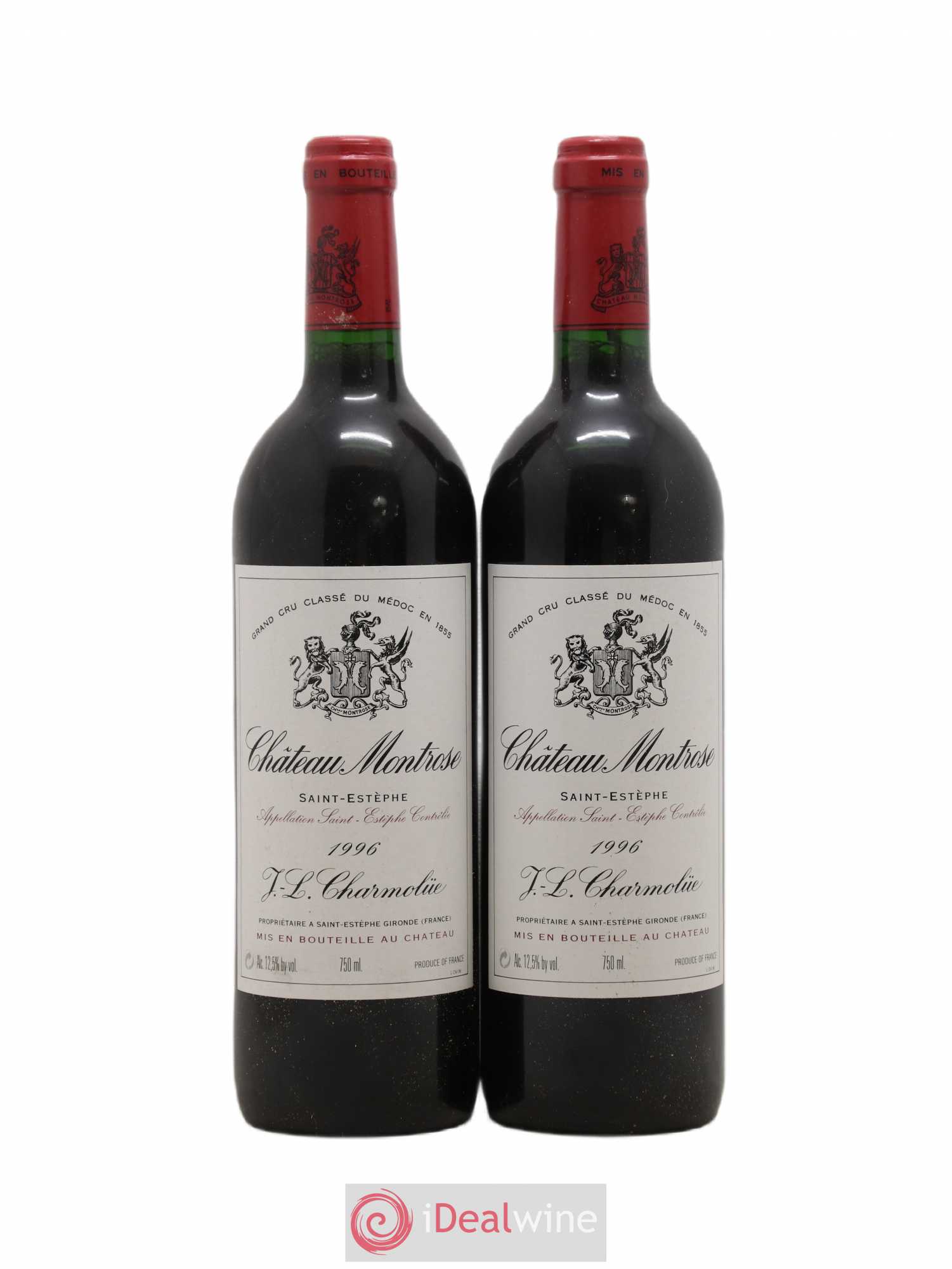 Château Montrose 2ème Grand Cru Classé 1996 - Lot de 2 bouteilles - 0