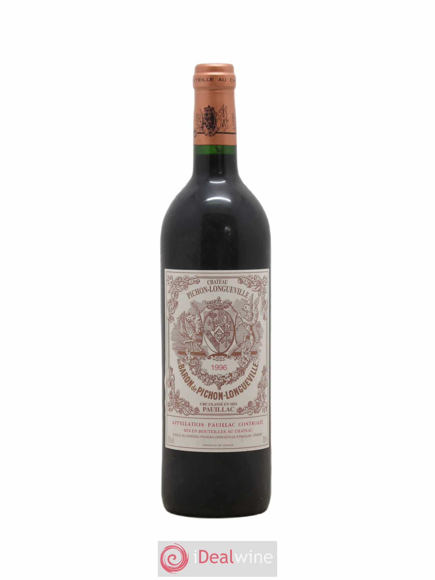 Pichon Longueville Baron 2ème Grand Cru Classé 1996 - Lot de 1 bouteille - 0